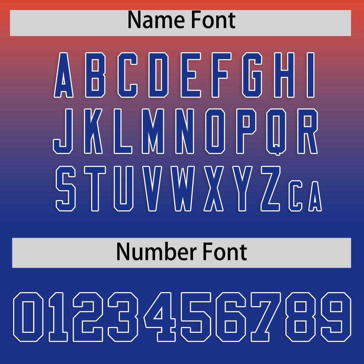 Custom Orange Royal Varsity Full-Snap Letterman Gradient Hoodie Jacket