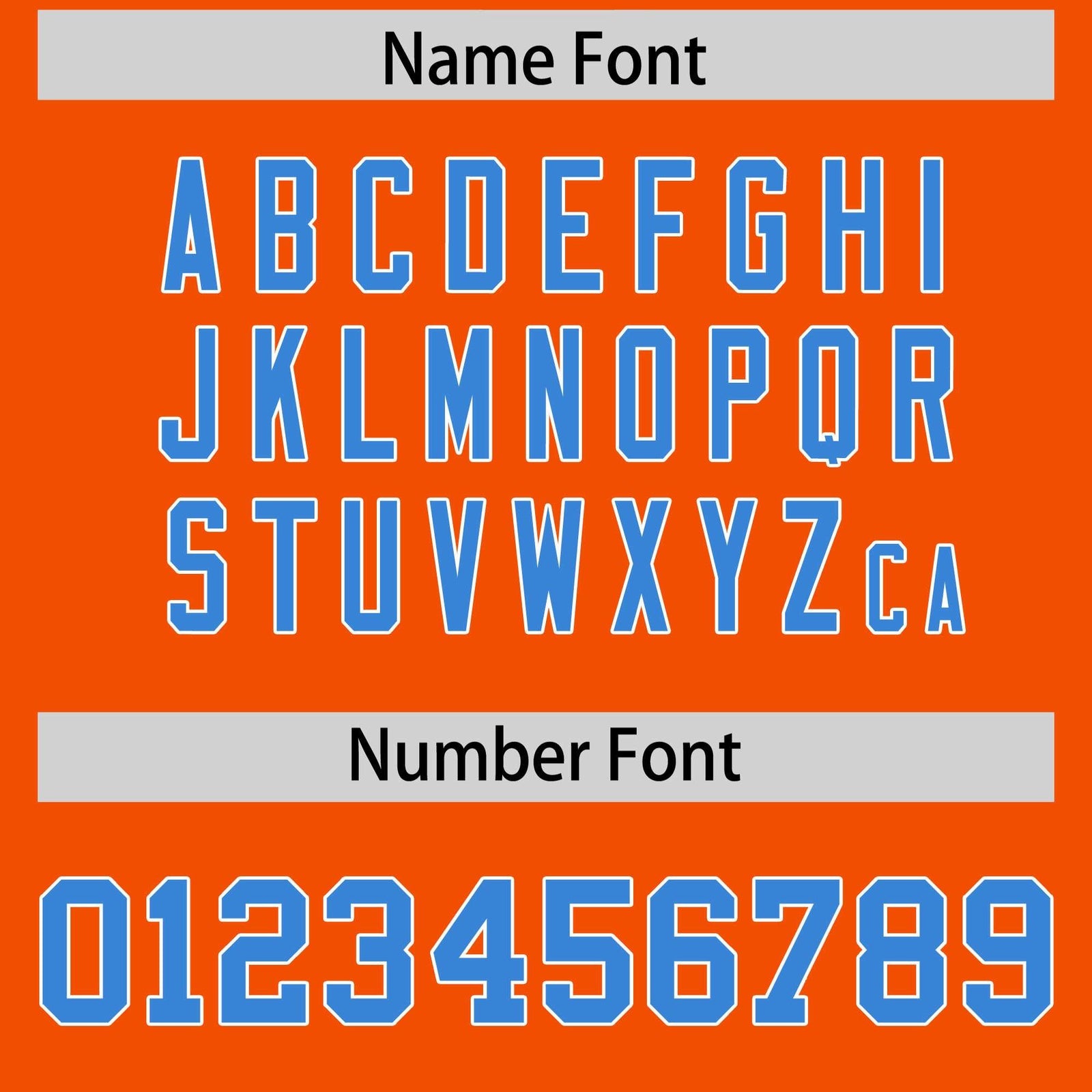 Custom Orange Powder Blue Color Block Varsity Full-Snap Letterman Hoodie Jacket