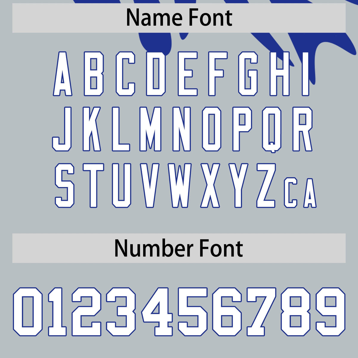 Custom Royal Blue Silver Leopard Print Pullover Sweatshirt Hoodie| KXKSHOP