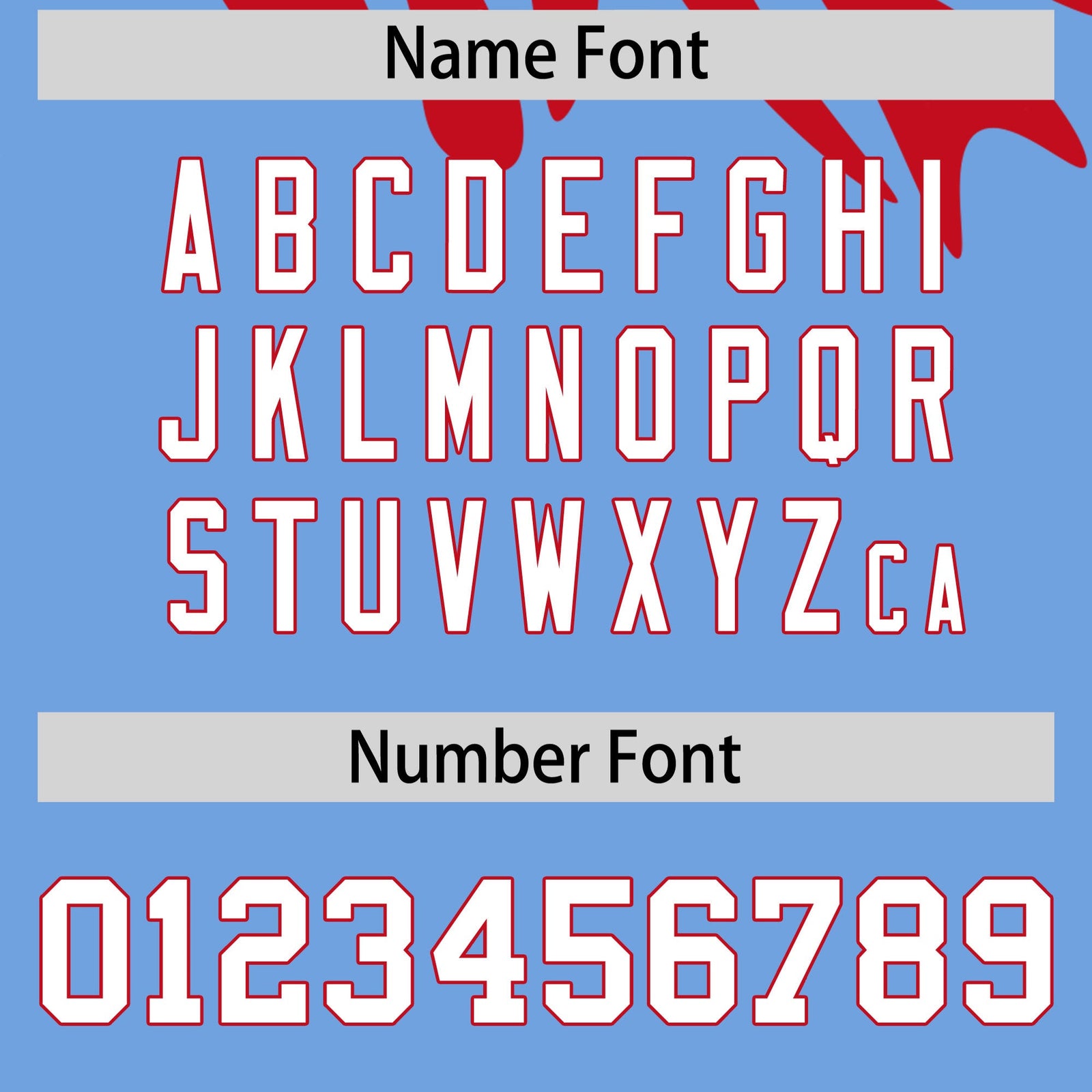 Custom Red Light Blue Leopard Print Pullover Sweatshirt Hoodie| KXKSHOP