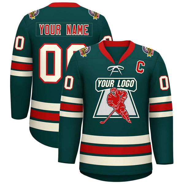 Customize Midnight Green Hockey Jersey | Sport Tops for Team