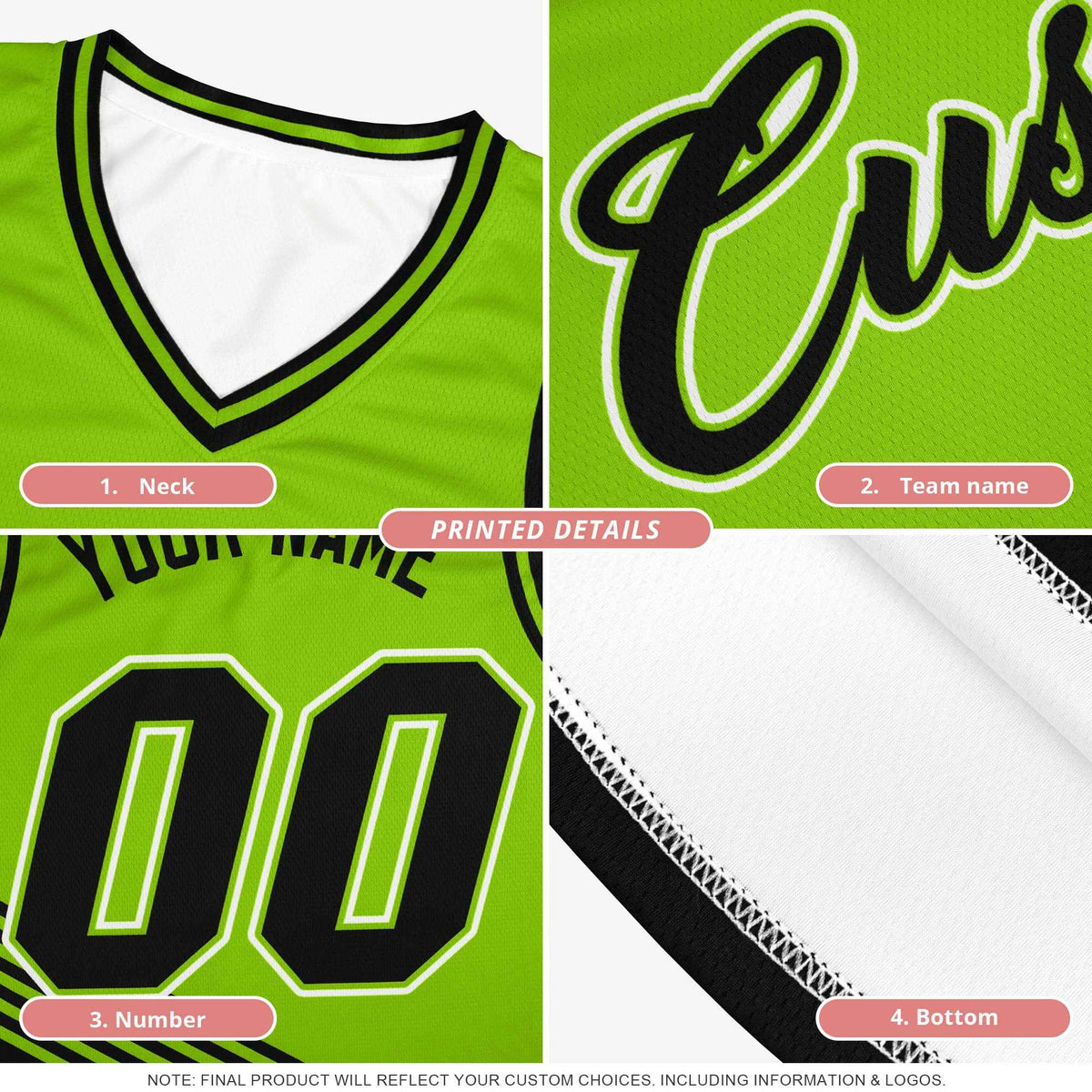 Custom Rose Pink Yellow Pink-White Gradient Fashion Sets Basketball Jersey