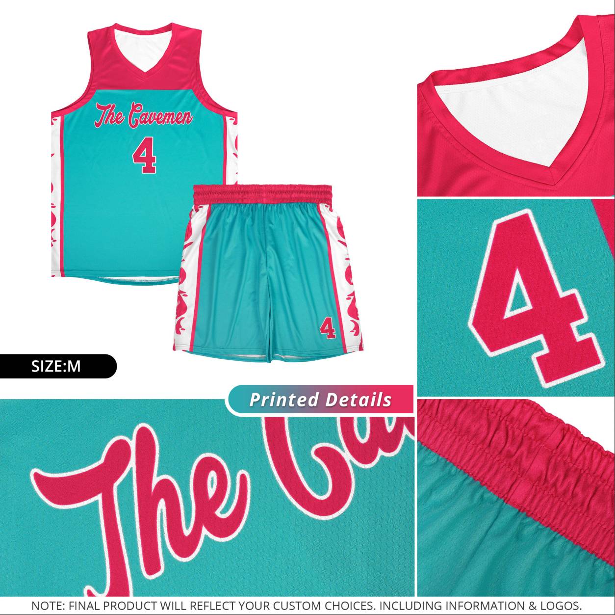 Custom Black Side Pattern Sports Uniform Basketball Jersey