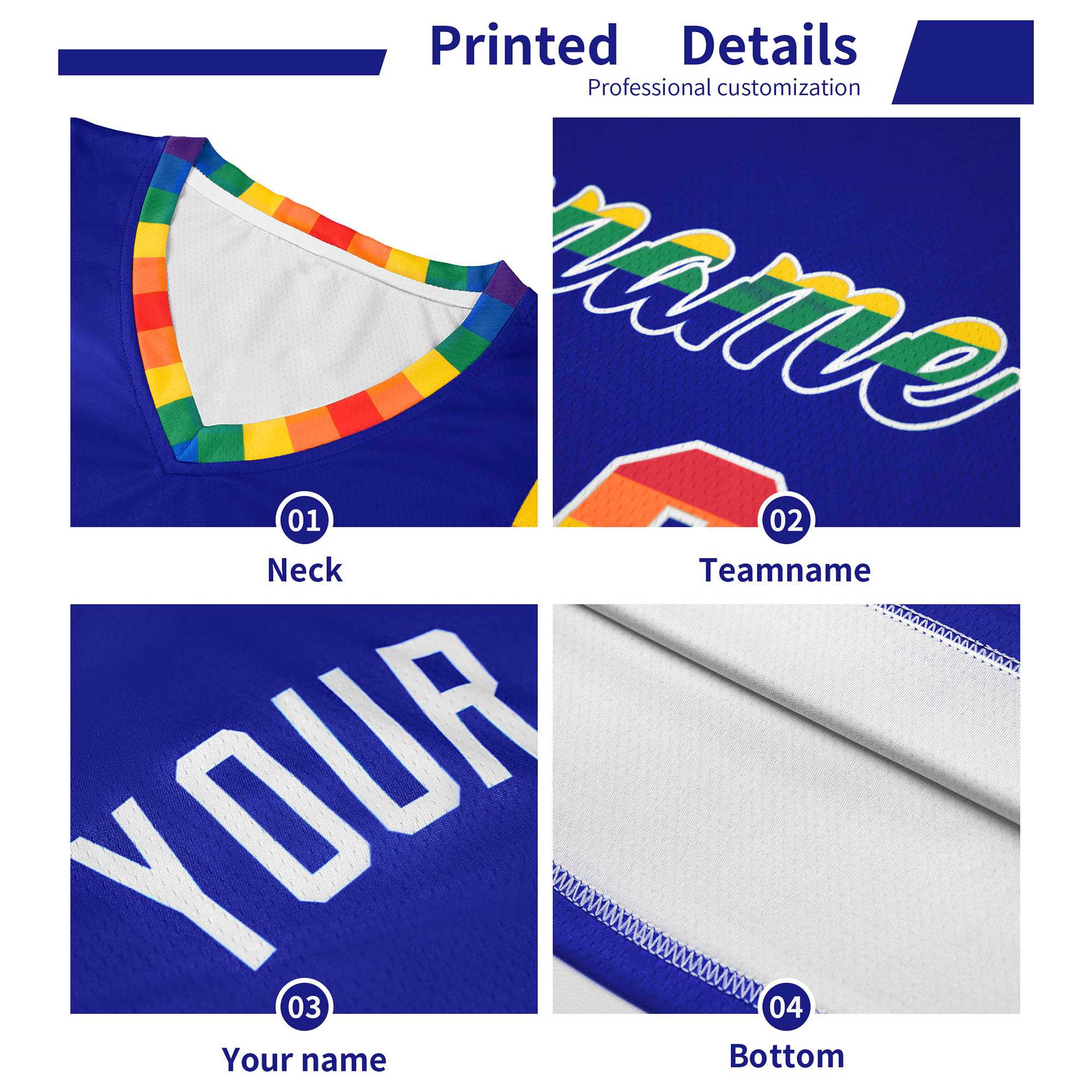 Custom Black LGBT Rainbow For Pride Month Sports Uniform Basketball Jersey