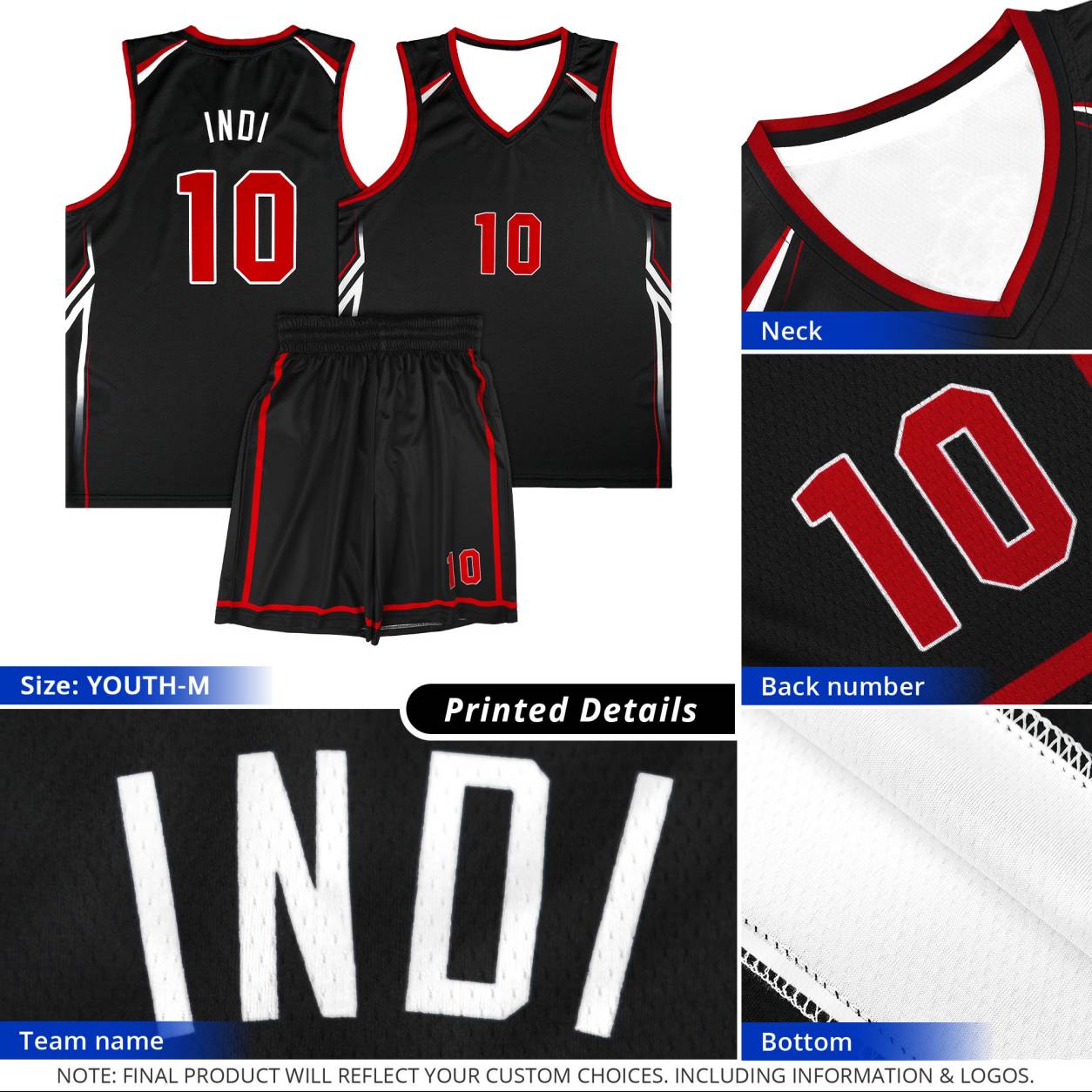 Custom Black Arrow Graffiti Pattern Sports Uniform Basketball Jersey