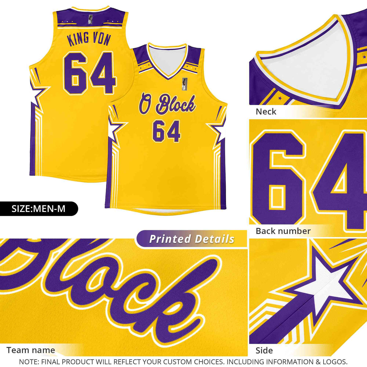 Custom Red Royal Star Graffiti Pattern Sports Uniform Basketball Jersey