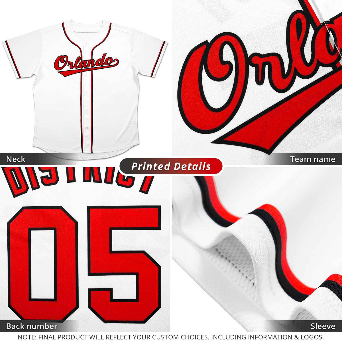 Custom White Gold-Black Classic Style Authentic Baseball Jersey