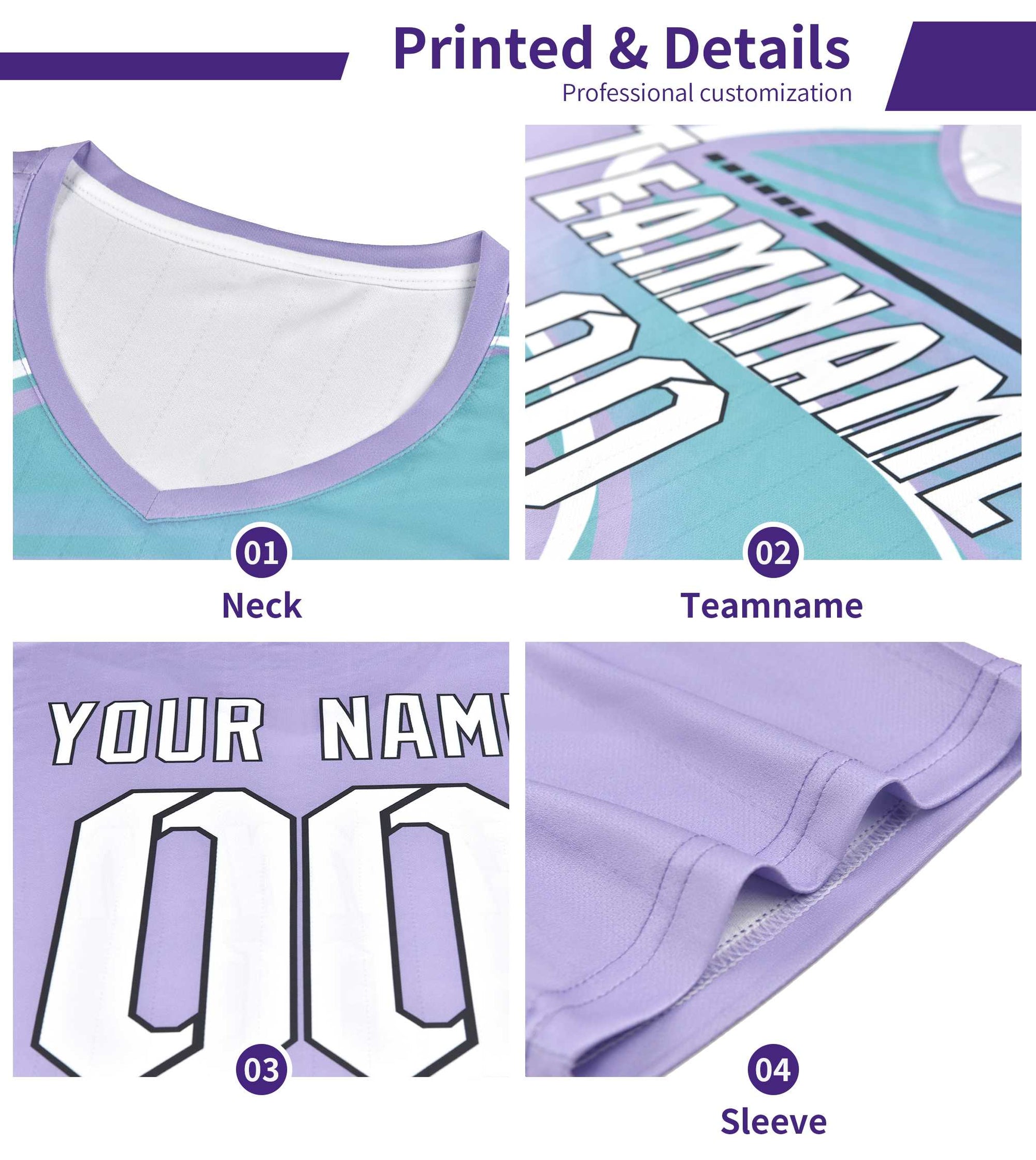 Custom Powder Blue Classic Striped Personalized Soccer Tops/Sets Jersey