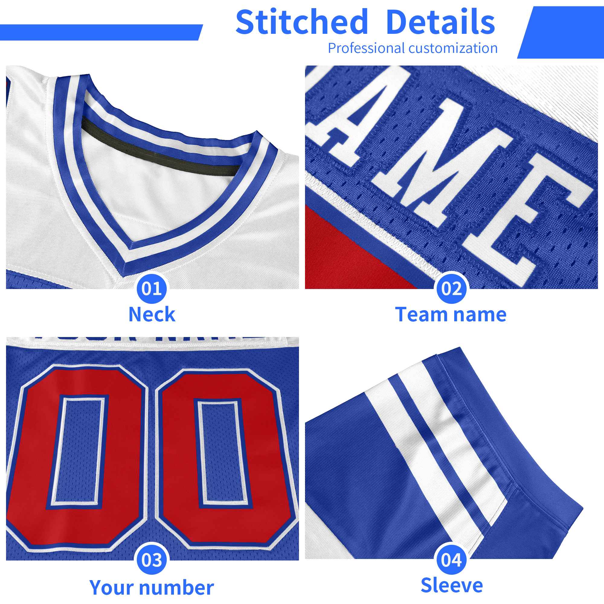Custom Yellow Red Personalized Color Block Authentic Football Jersey