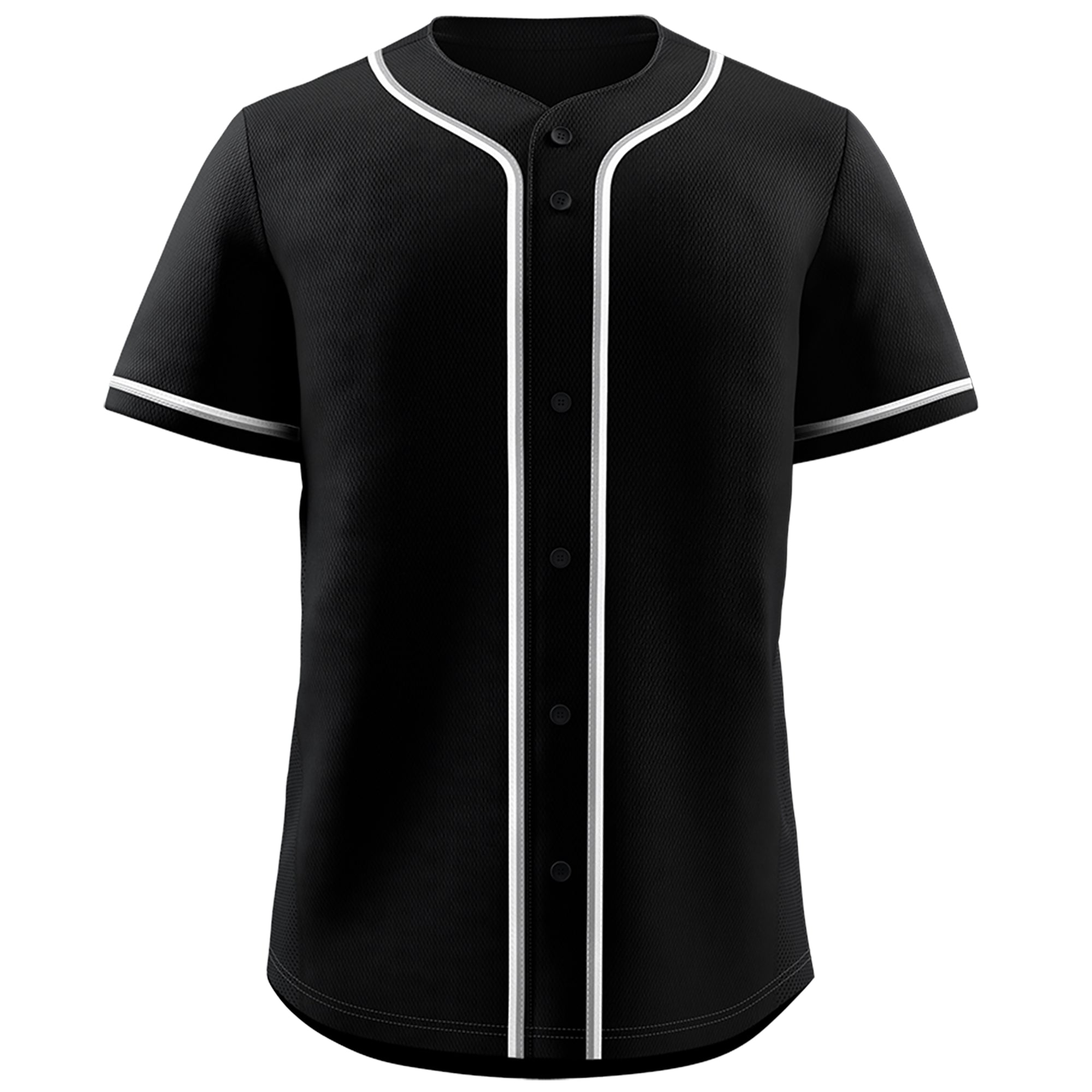 Black Gray-White Classic Style Authentic Baseball Jersey For Men