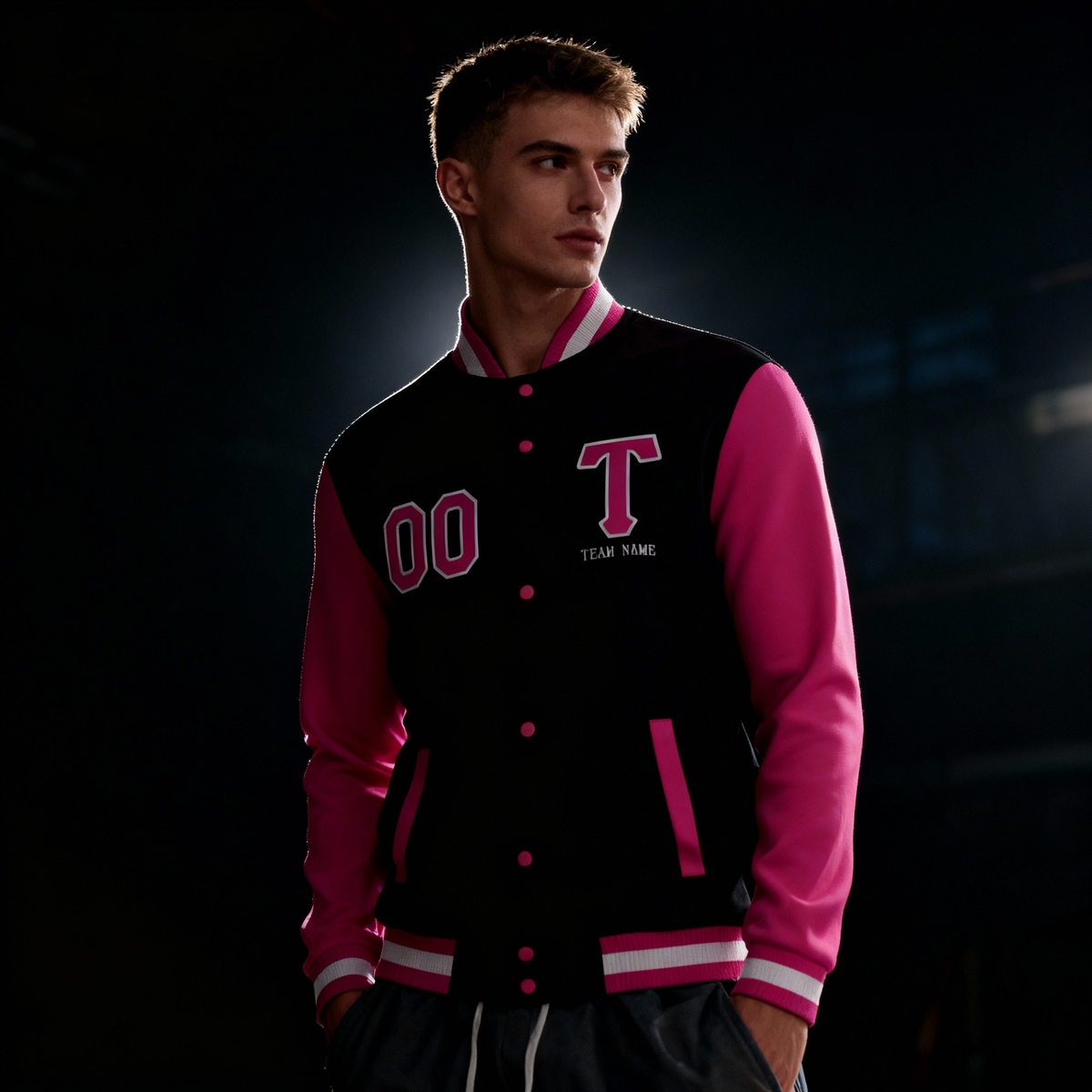 Custom Personalized Letterman Varsity Jacket Stitched Baseball Coats for Adults