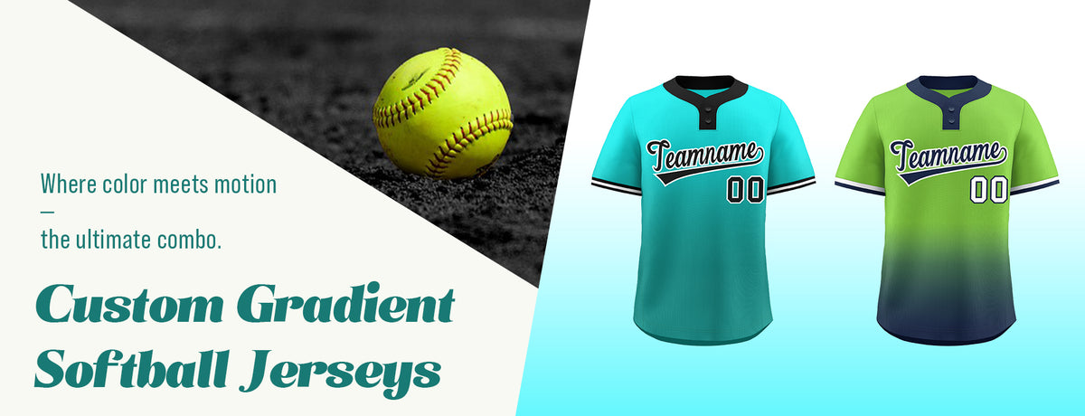 Softball Gradient Fashion Jersey - KXKSHOP