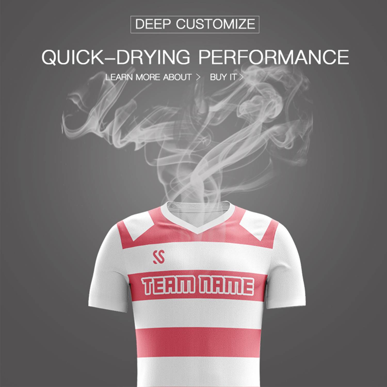 Custom Pink Casual Printing Sportswear Soccer Sets Jersey