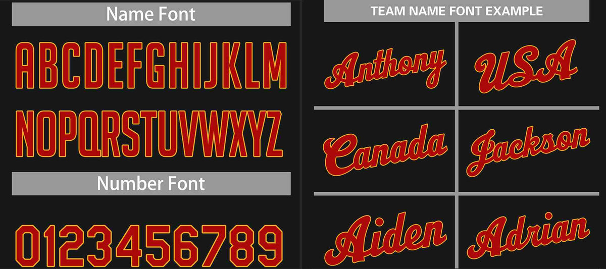 Custom Black Red-Yellow Classic Sets Sports Uniform Basketball Jersey