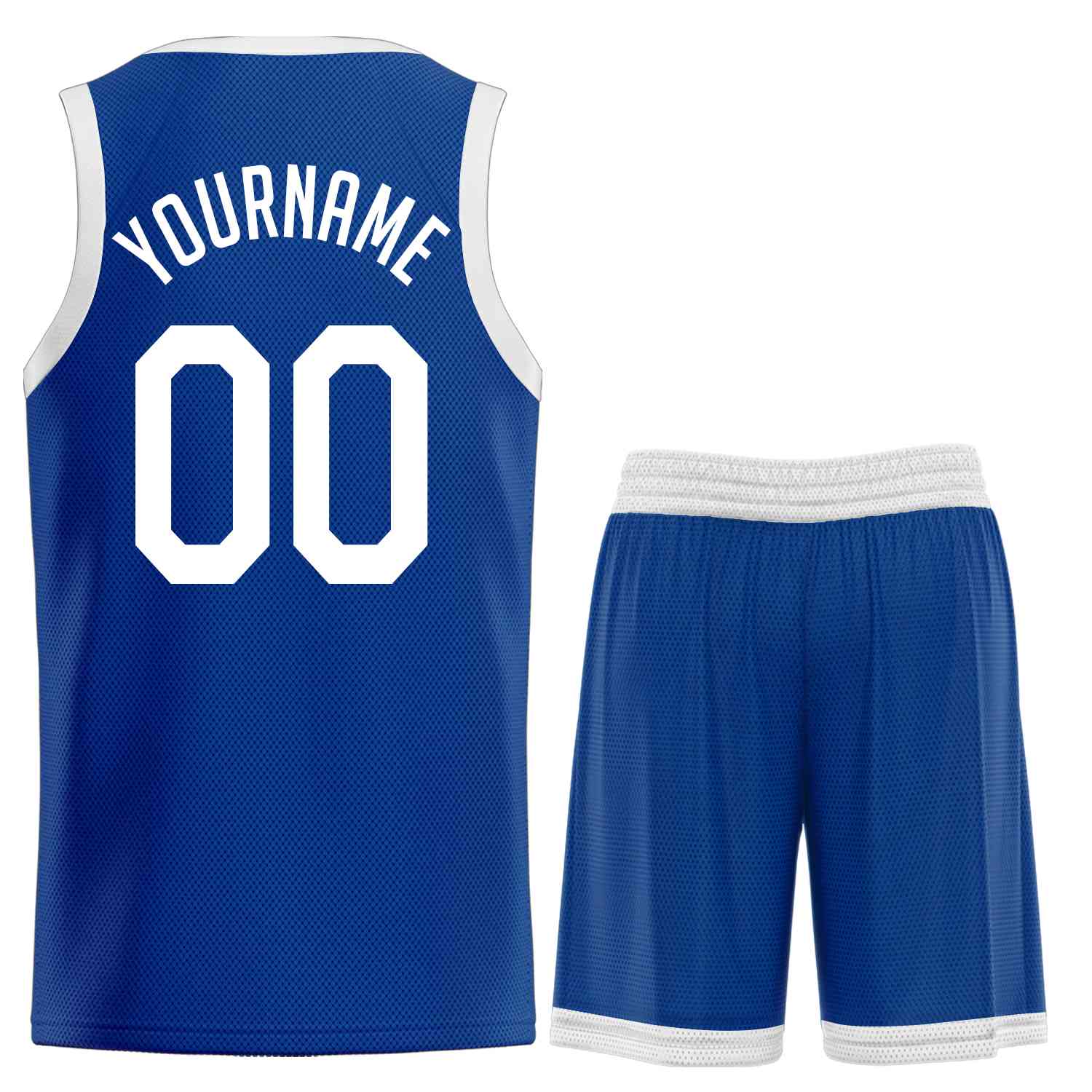 Custom Royal White Classic Sets Sports Uniform Basketball Jersey