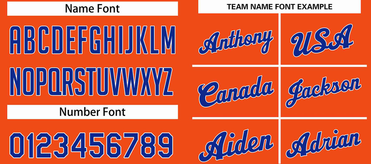 Custom Orange Royal-White Classic Sets Sports Uniform Basketball Jersey