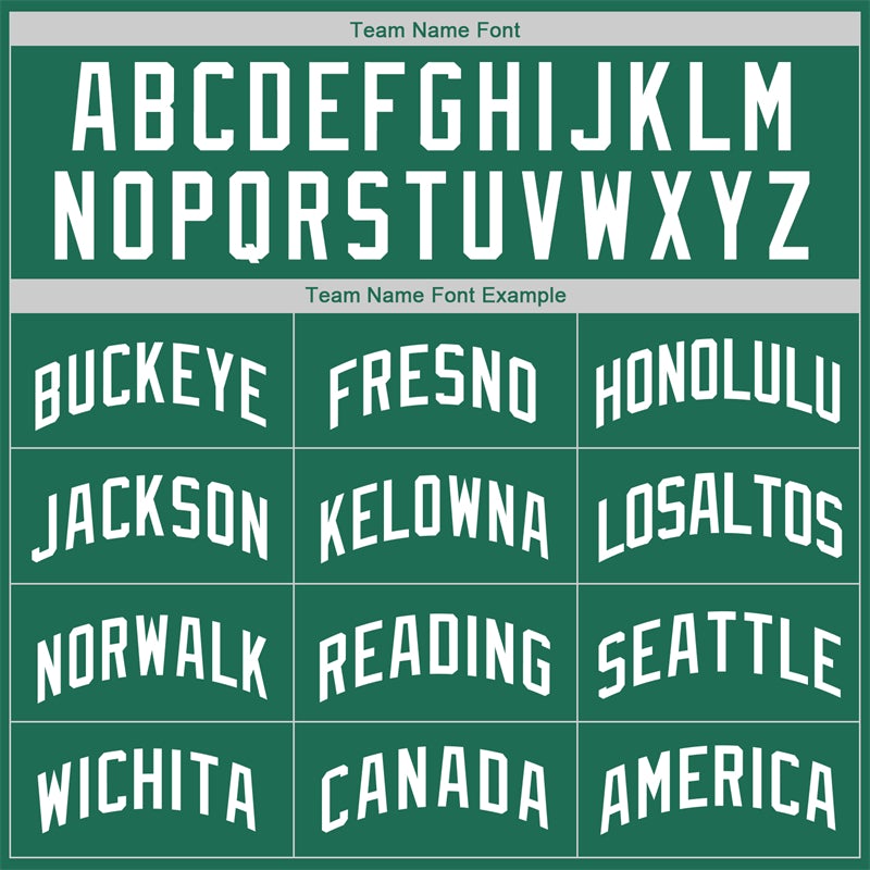 Custom Green White-Green Classic Sets Basketball Jersey