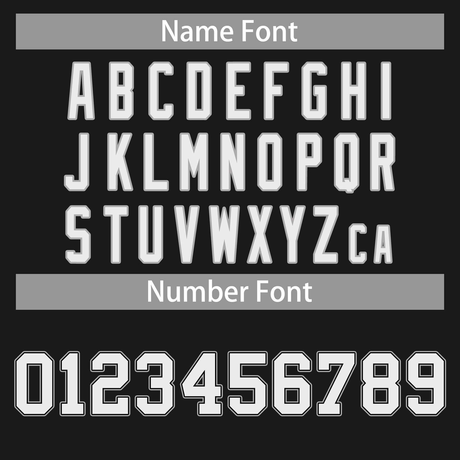 black vintage basketball jerseys name and number font example