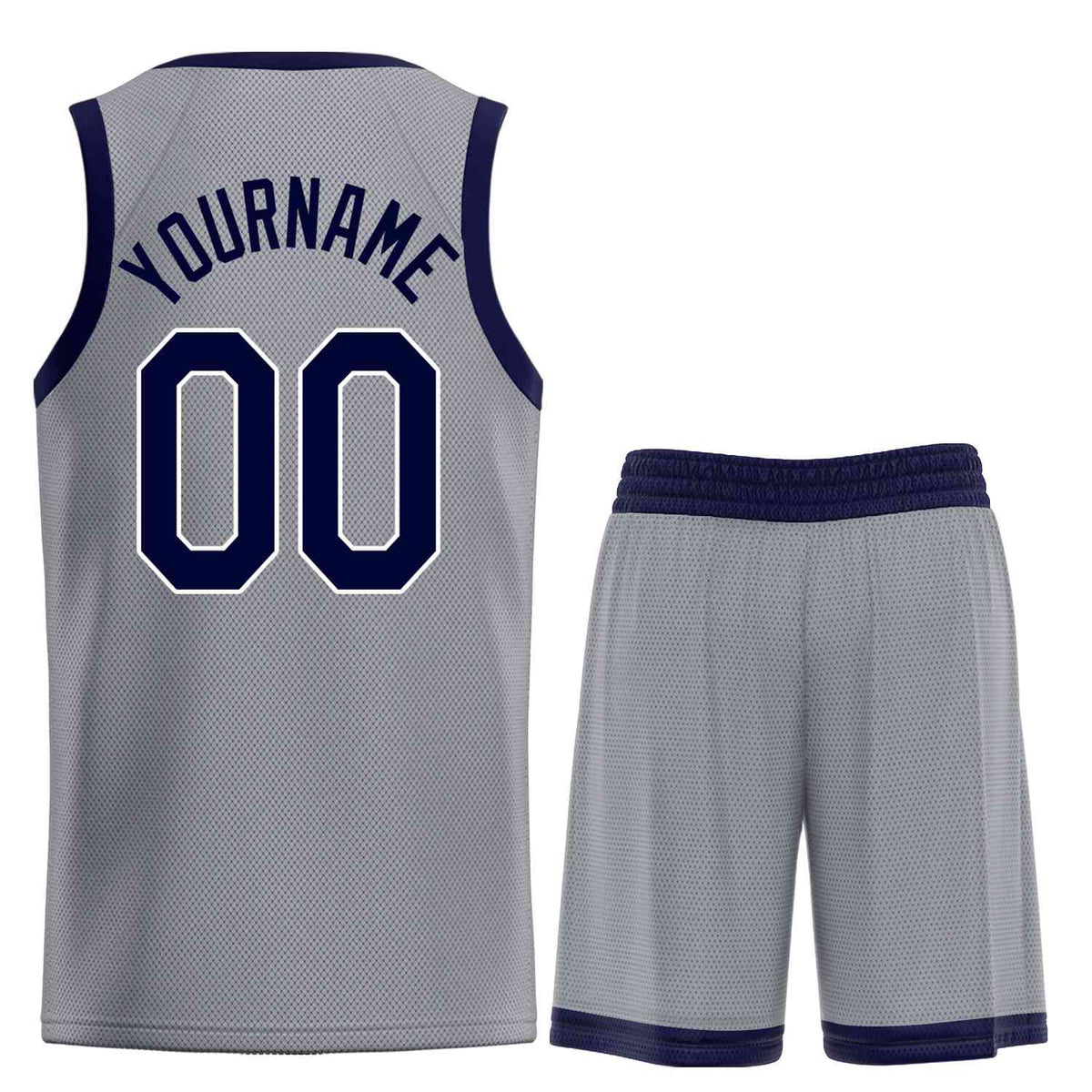 Custom Dark Gray Navy-Powder Blue Heal Sports Uniform Classic Sets Basketball Jersey