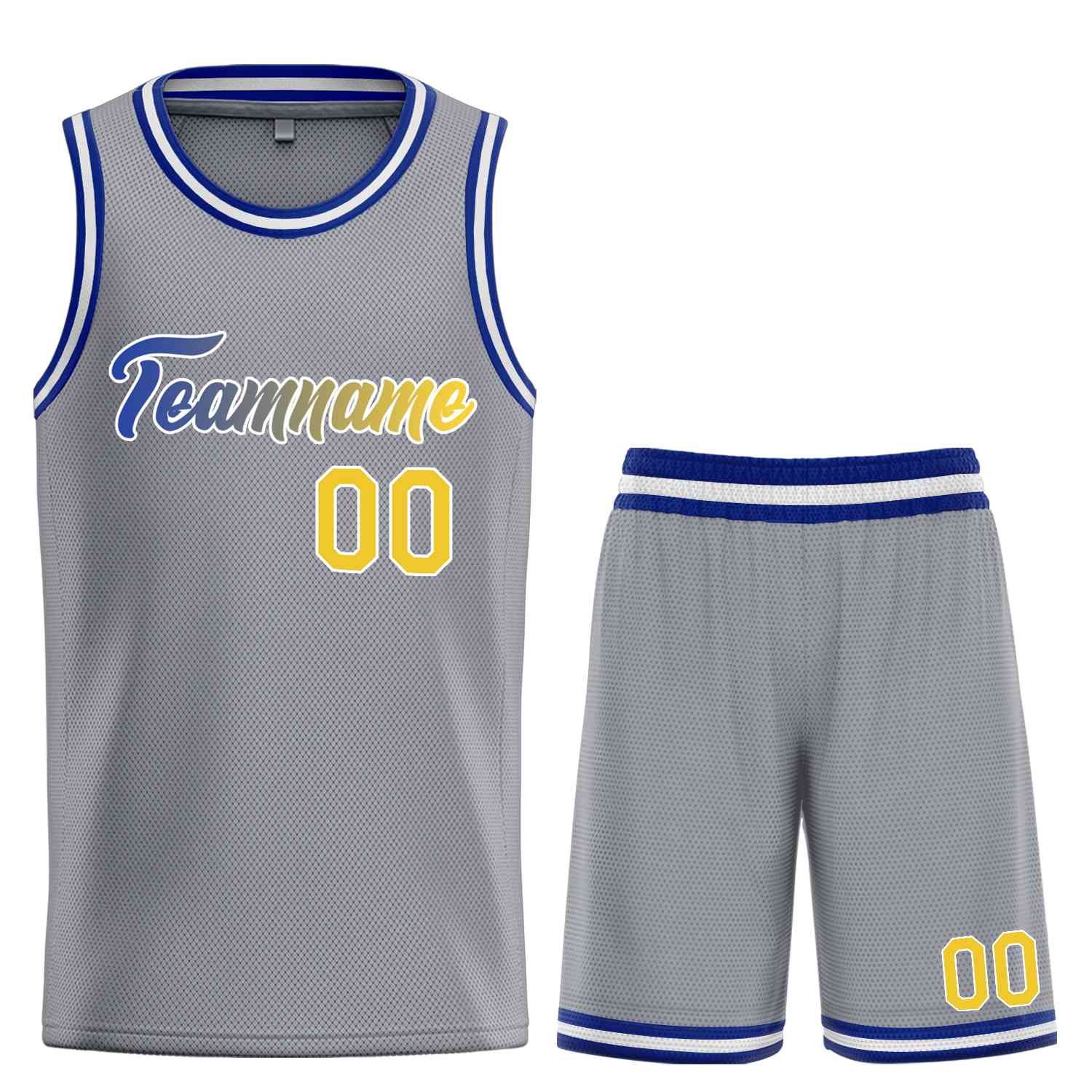 Custom Dark Gray Royal-White Heal Sports Uniform Classic Sets Basketball Jersey