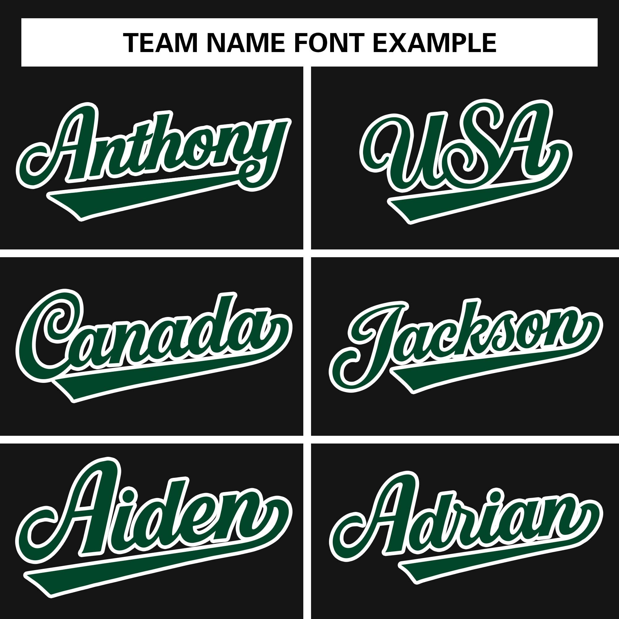 Custom Black Green-White Raglan Sleeves Waterproof Jacket