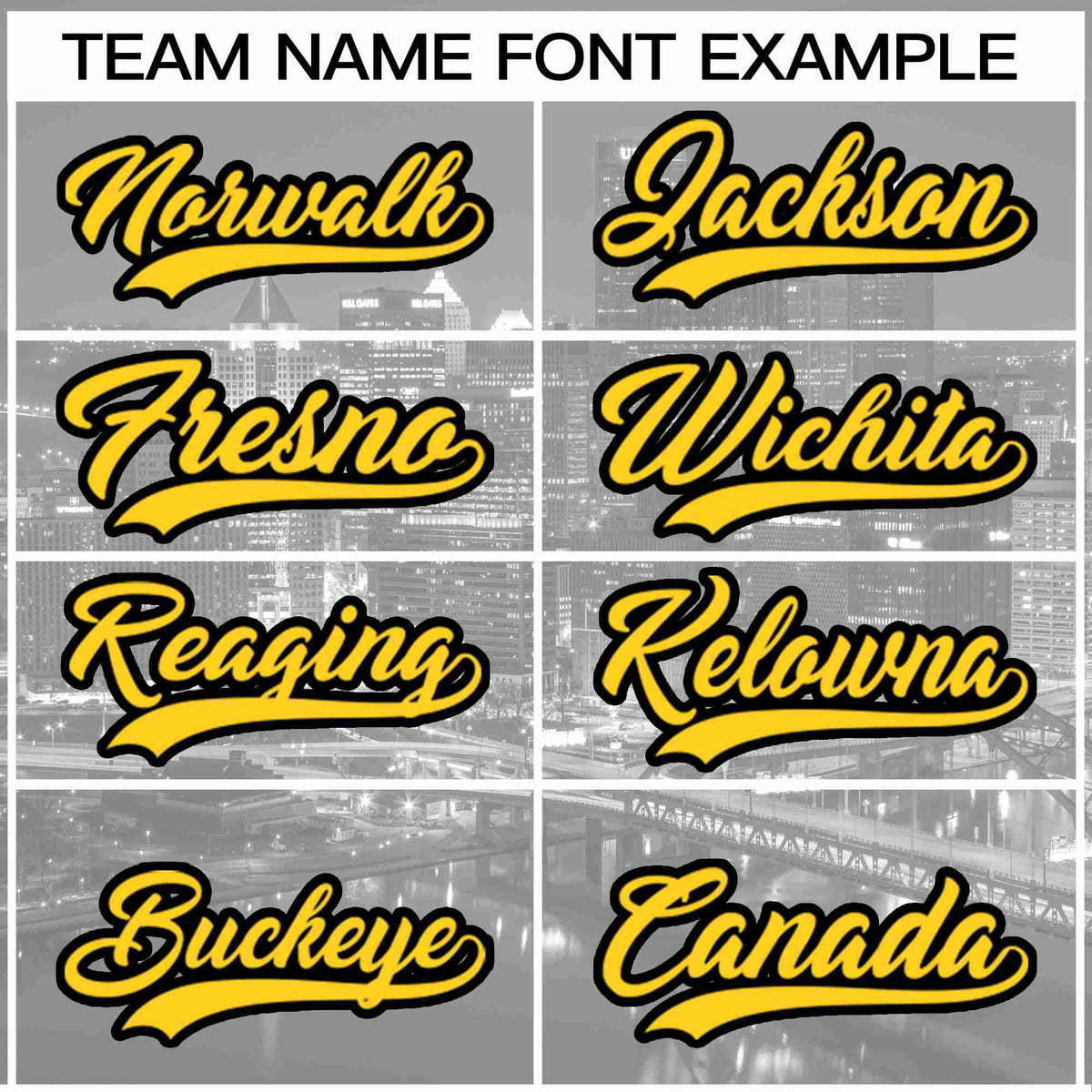 Custom White Yellow-Black Pittsburgh City Connect Baseball Jersey