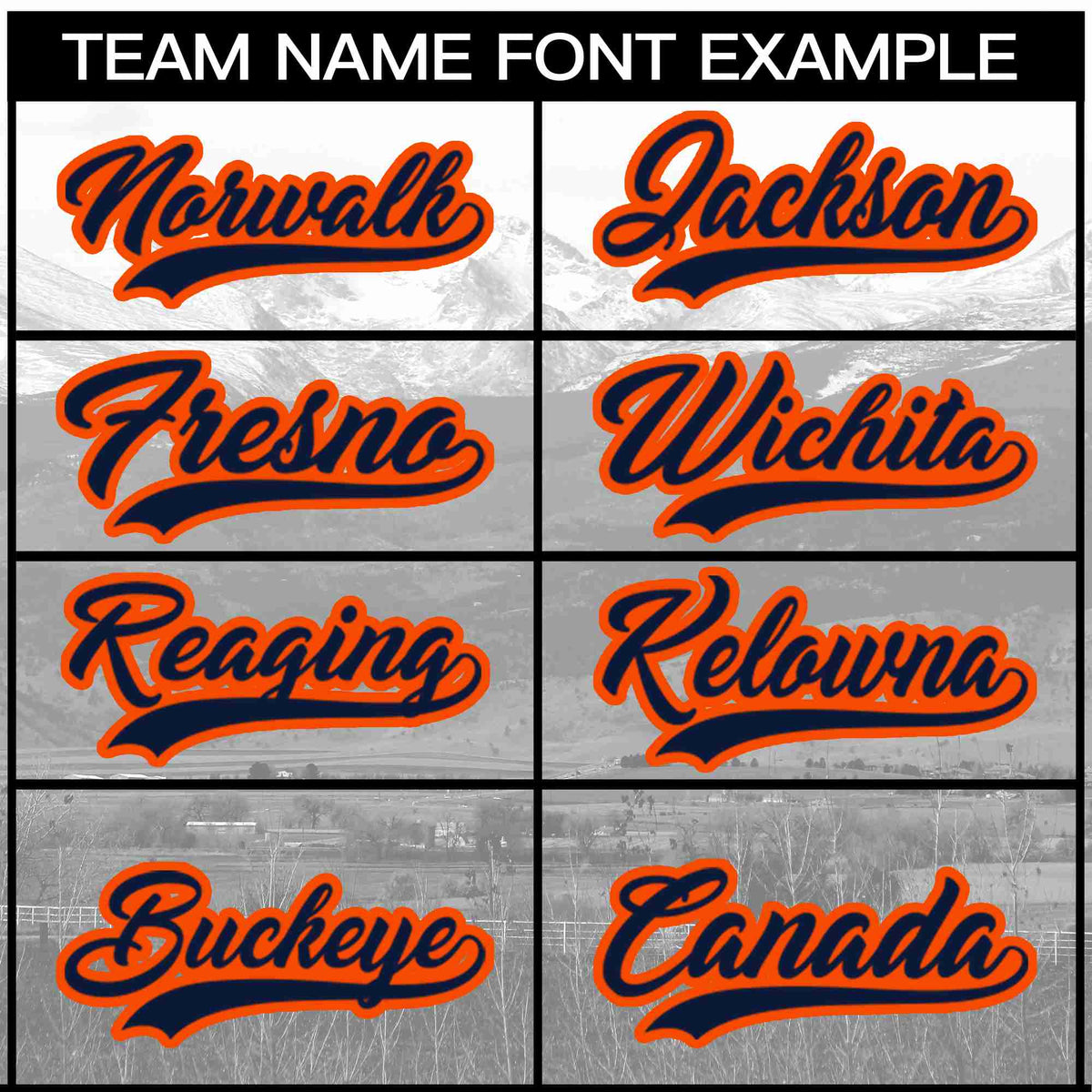 Custom White Navy-Orange Denver City Connect Baseball Jersey