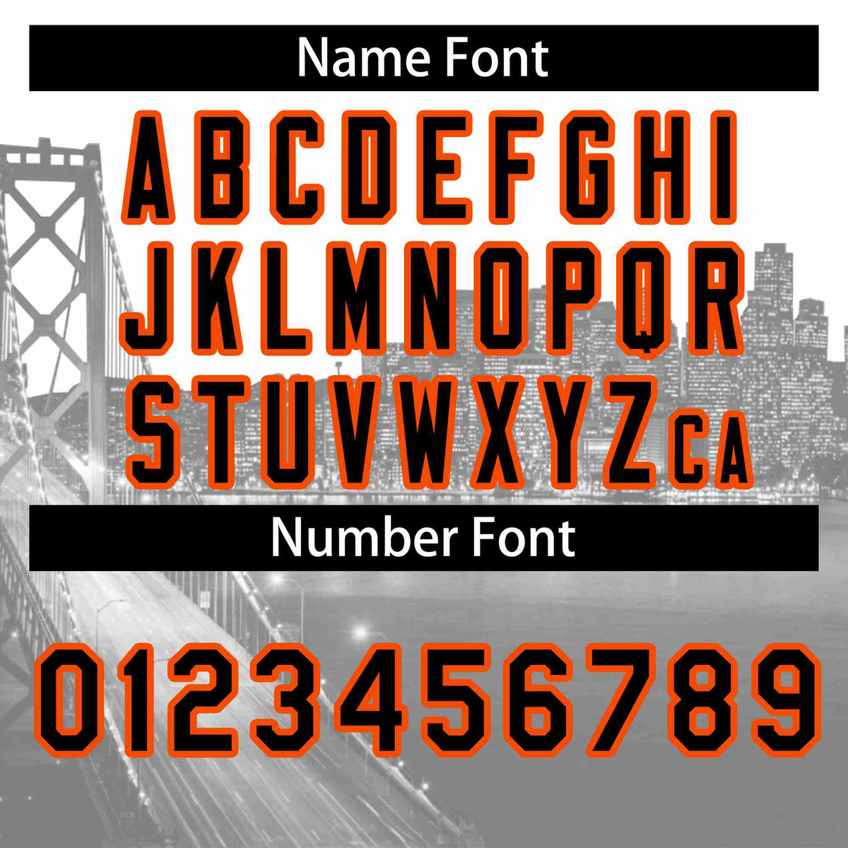 Custom White Black-Orange San Francisco City Connect Baseball Jersey