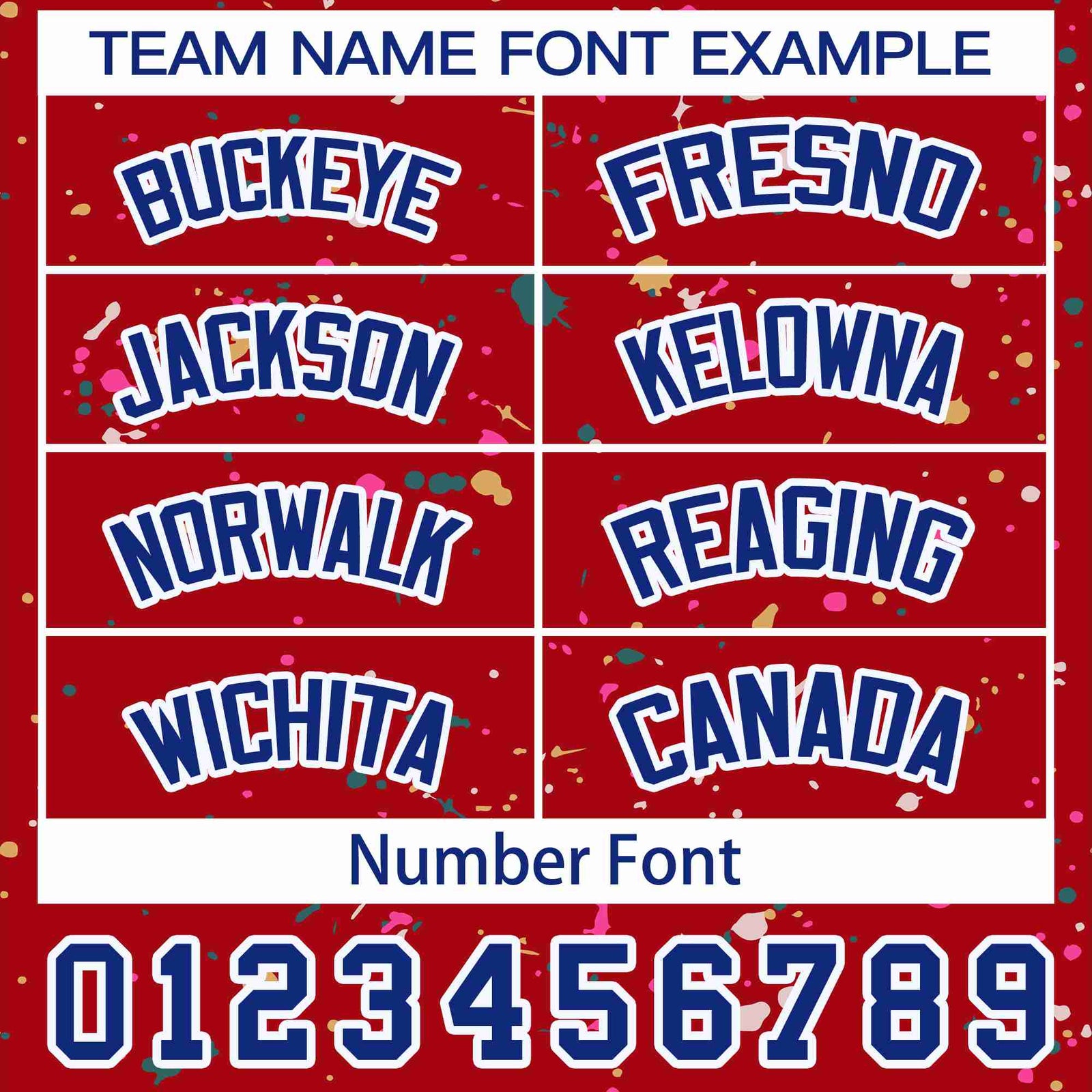 Custom Red Royal Personalized Splash Graffiti Pattern Dog Jersey