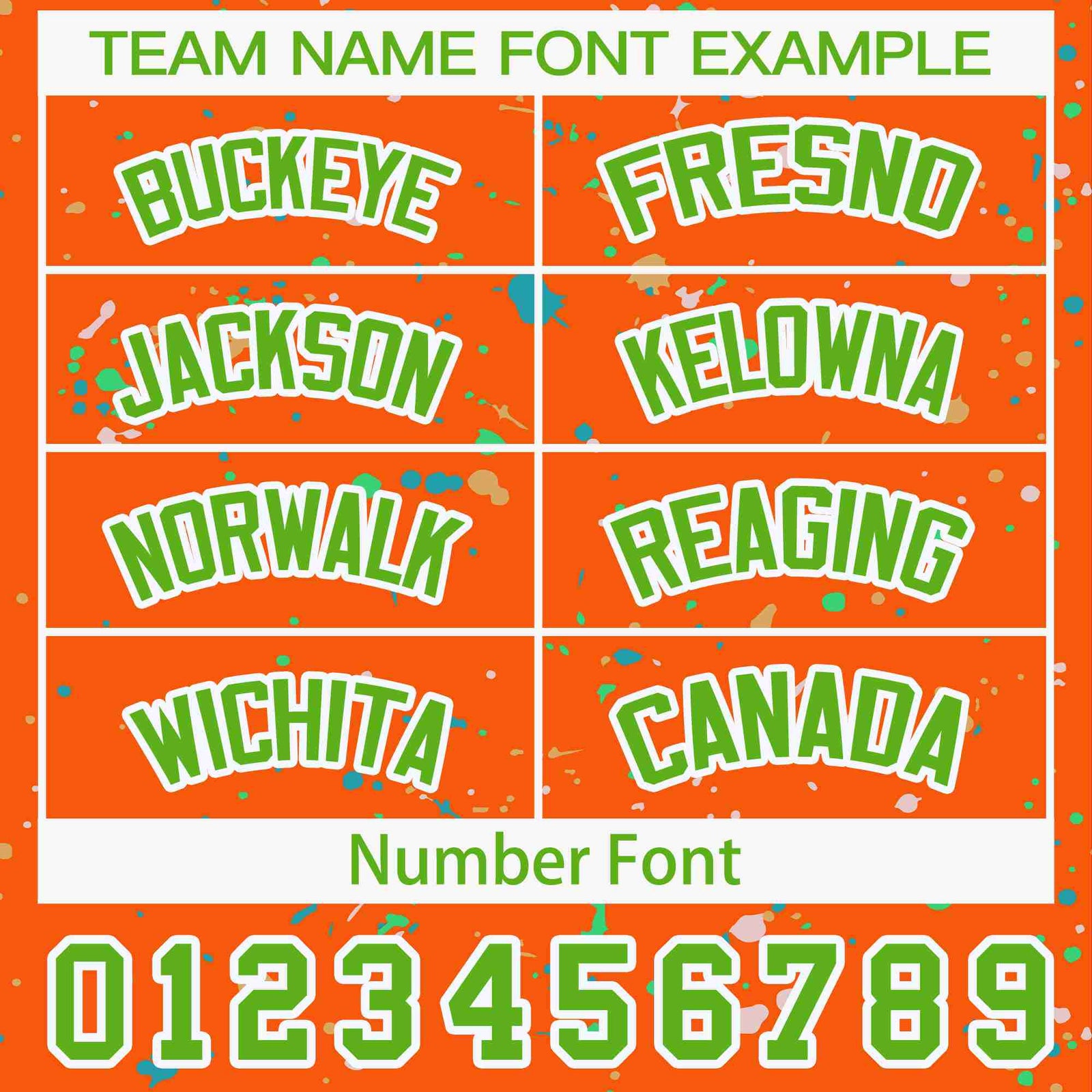 Custom Orange Green Personalized Splash Graffiti Pattern Dog Jersey