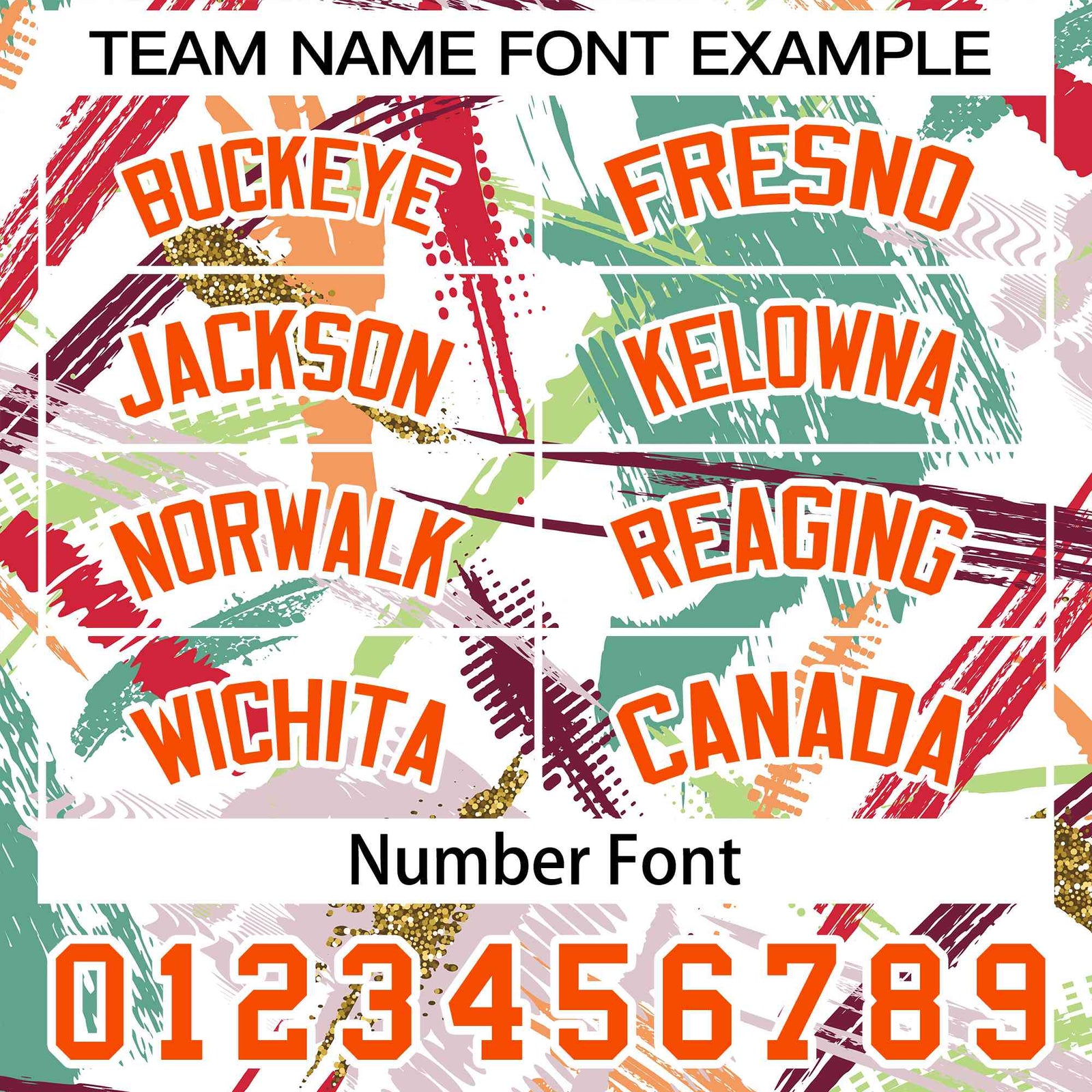 Custom Orange White Graffiti Pattern Dog Jersey