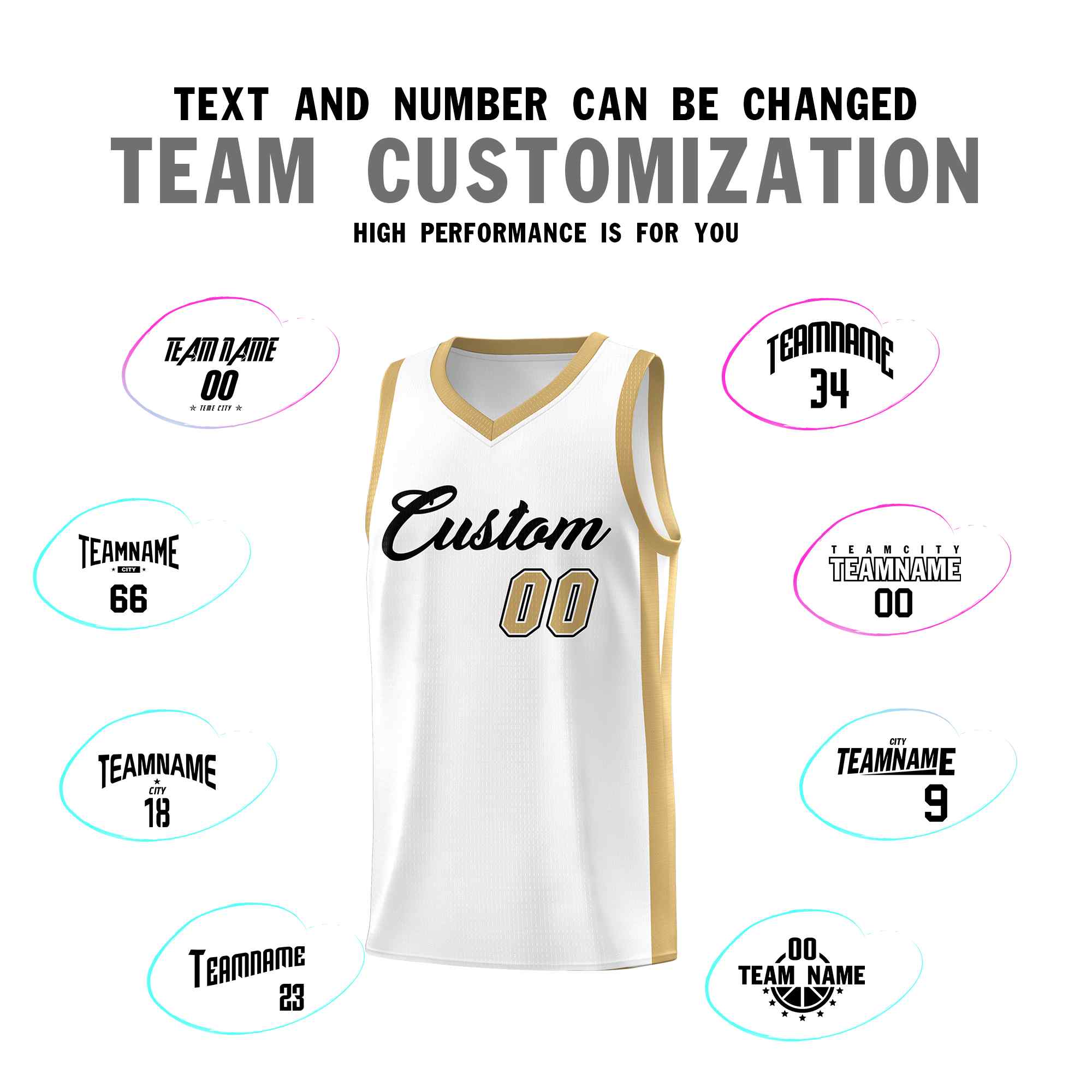 Custom White Black Classic Sets Sports Uniform Basketball Jersey