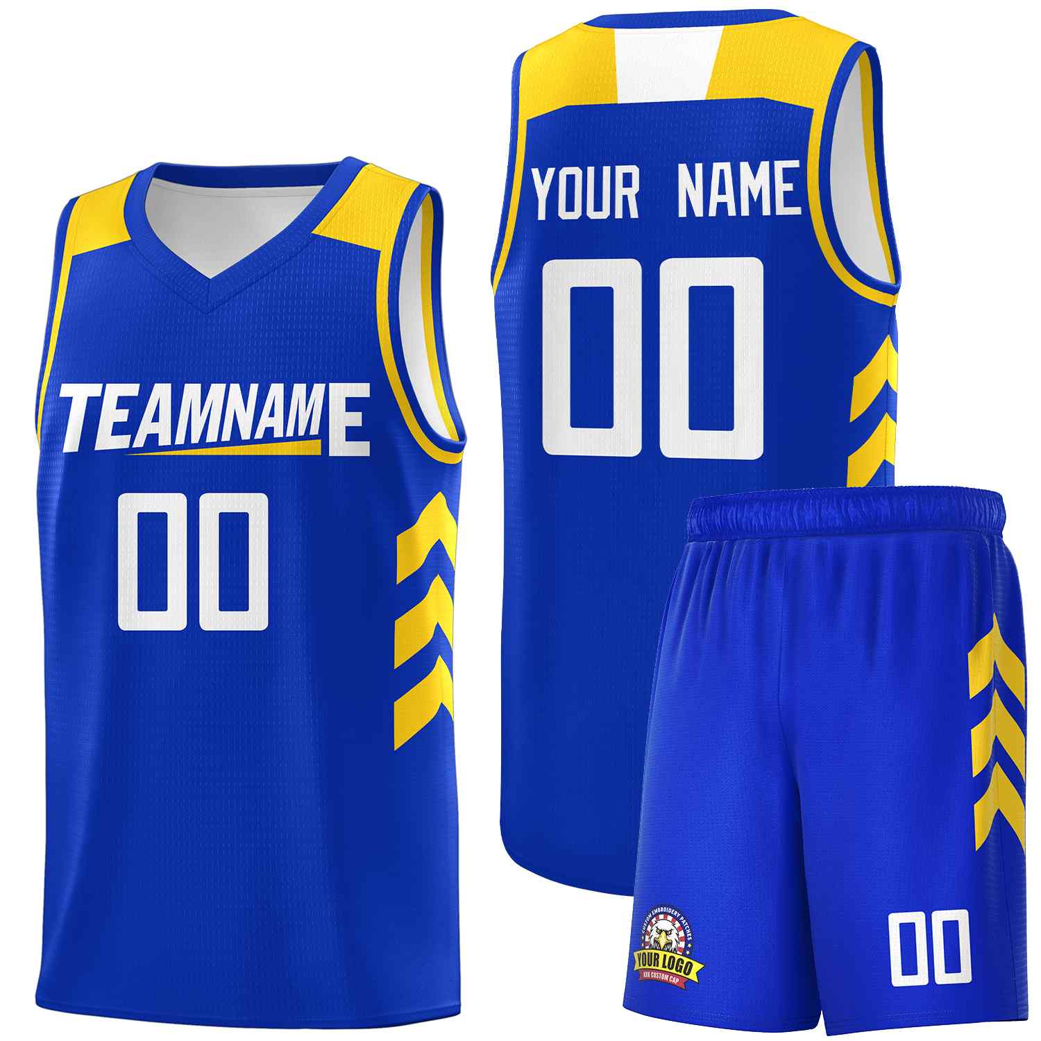 Custom Royal White Classic Sets Sports Uniform Basketball Jersey