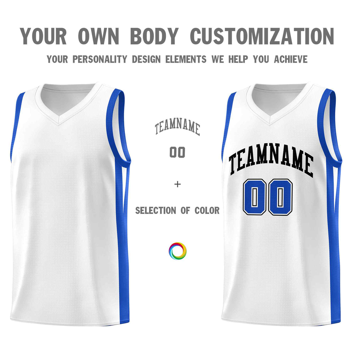 Custom White Black Classic Sets Sports Uniform Basketball Jersey