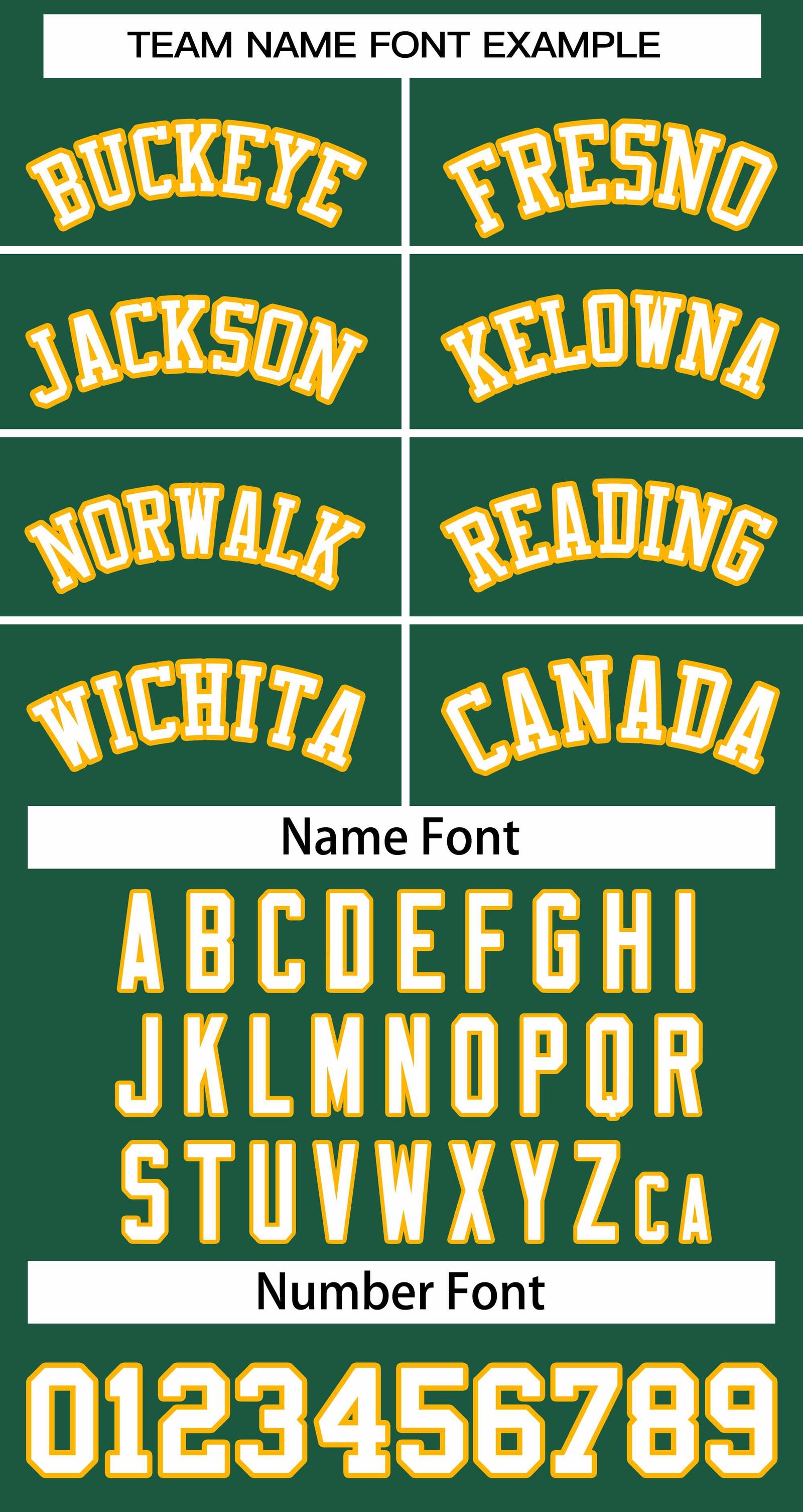 Custom Green White Gold Classic Style Baseball Jersey for Women