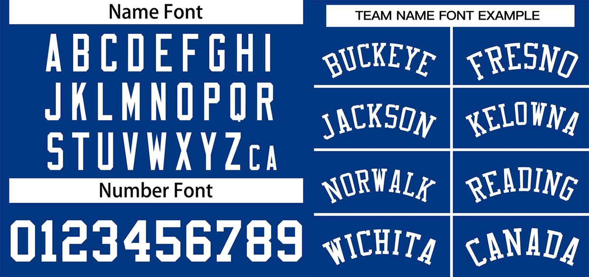 Custom Royal White Classic Style Authentic Two-Button Softball Jersey