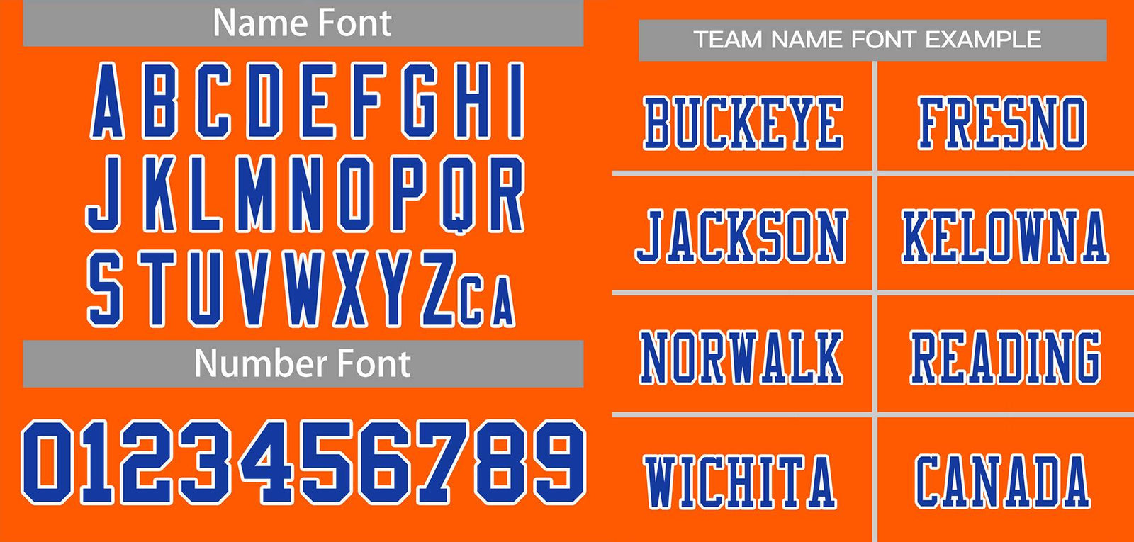 Custom Orange Royal-White Classic Style Mesh Authentic Football Jersey