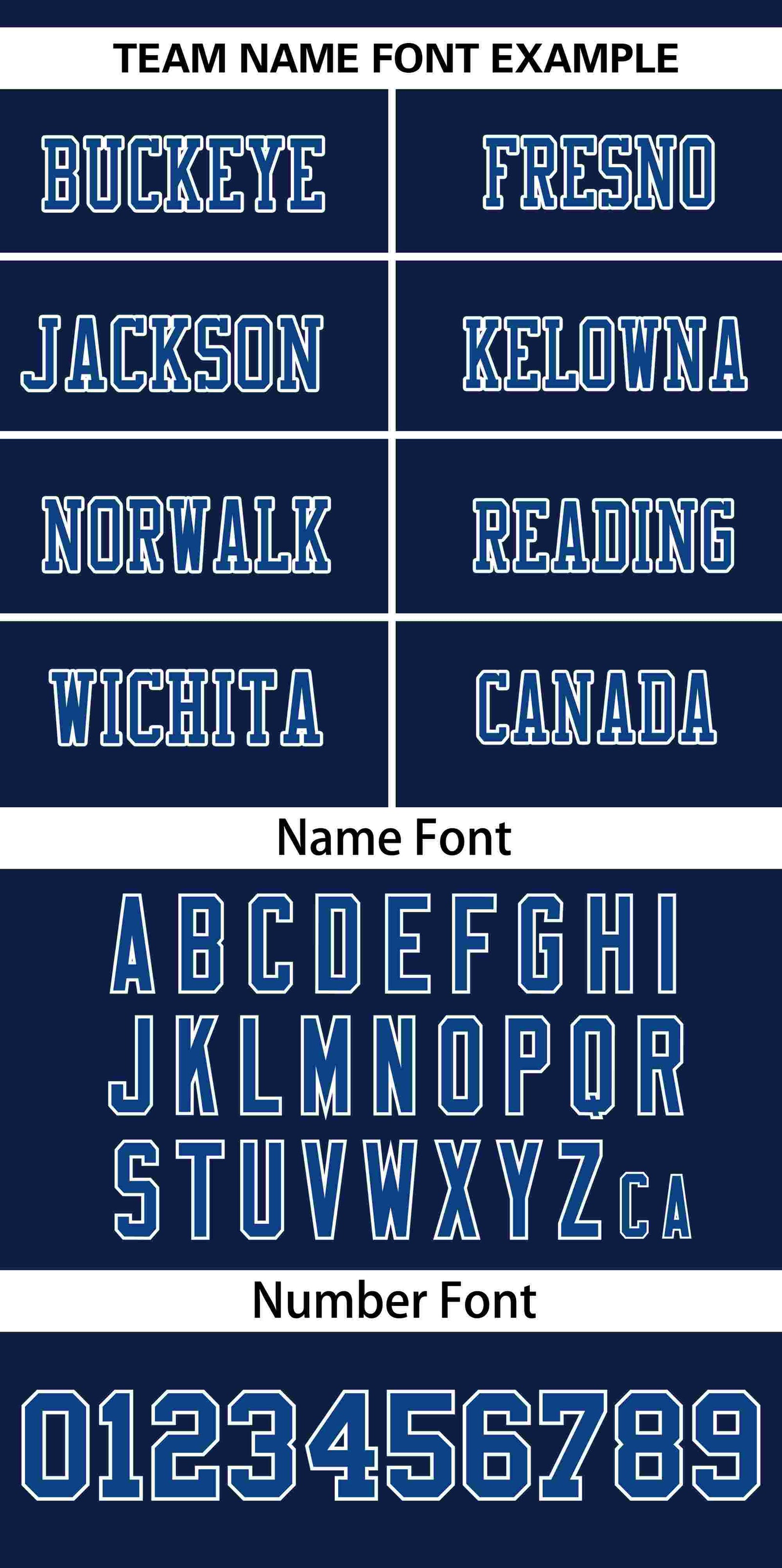 Custom Navy Royal Insert Color Design Mesh Authentic Football Jersey