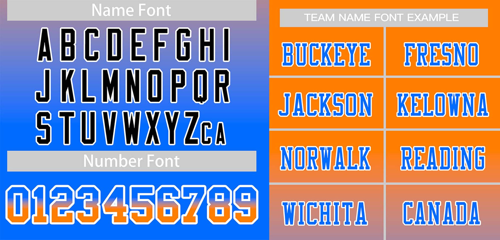 Custom Orange Powder Blue-White Gradient Fashion Outdoor Authentic Football Jersey