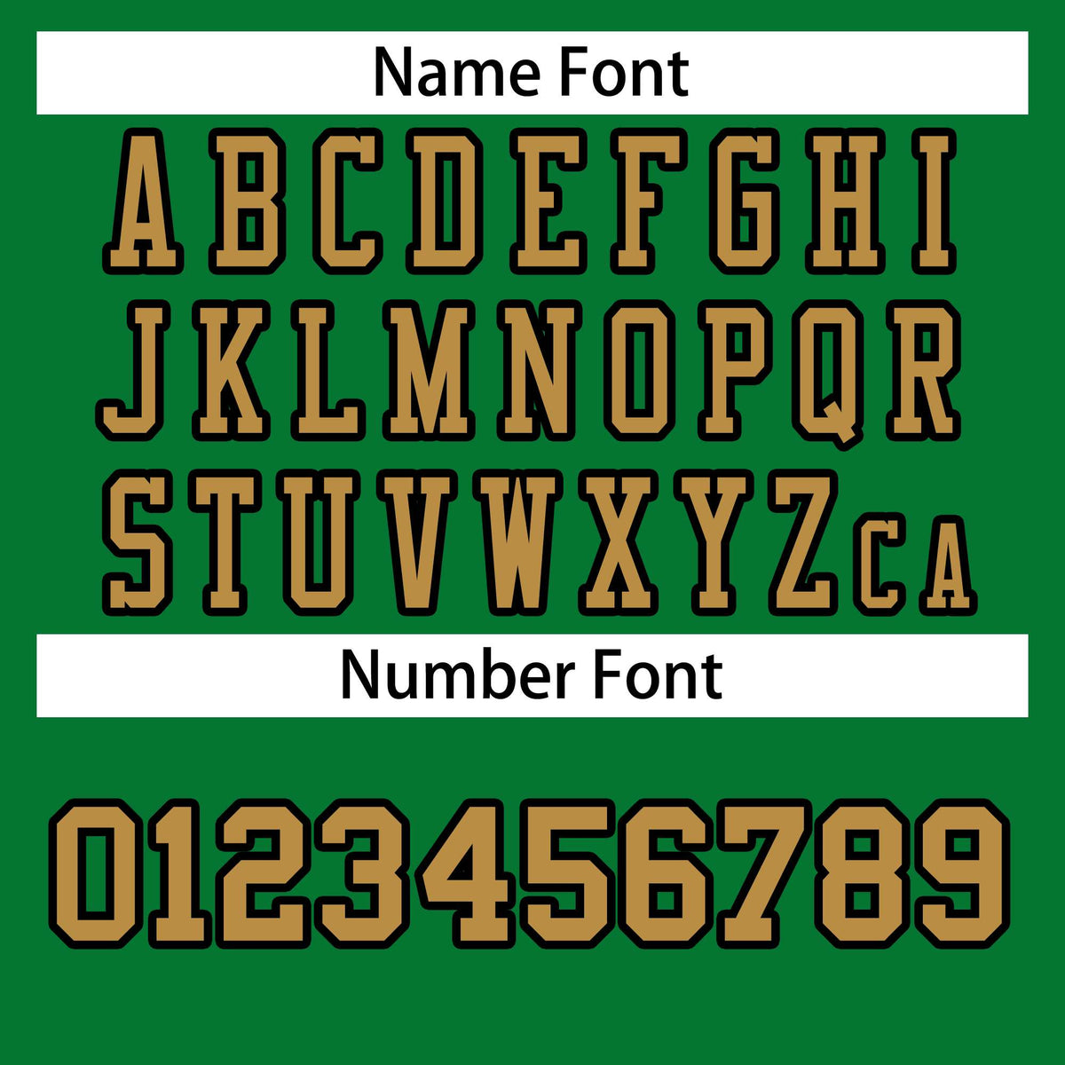 Custom Kelly Green Old Gold-Black Classic Style Authentic Football Jersey