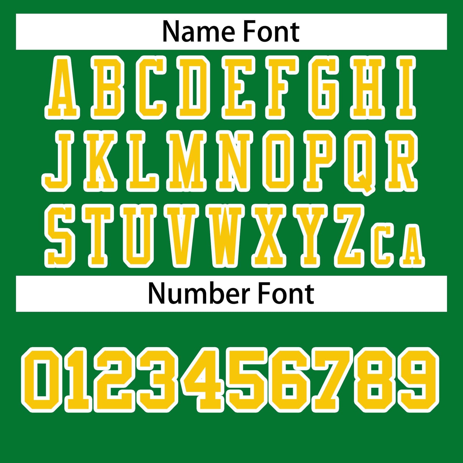 Custom Kelly Green Gold-White Classic Style Authentic Football Jersey