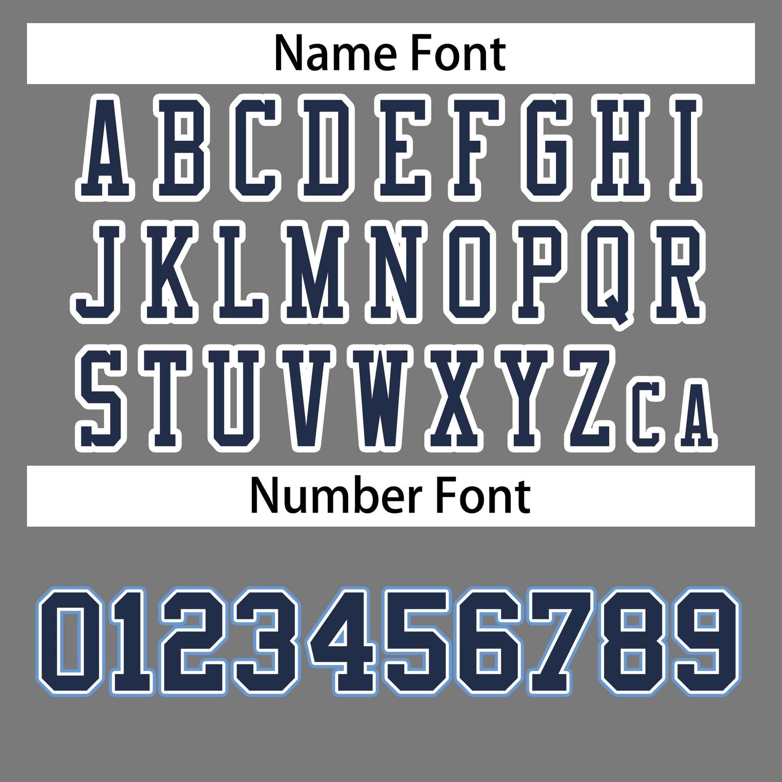 Custom Gray Navy-White Classic Style Authentic Football Jersey