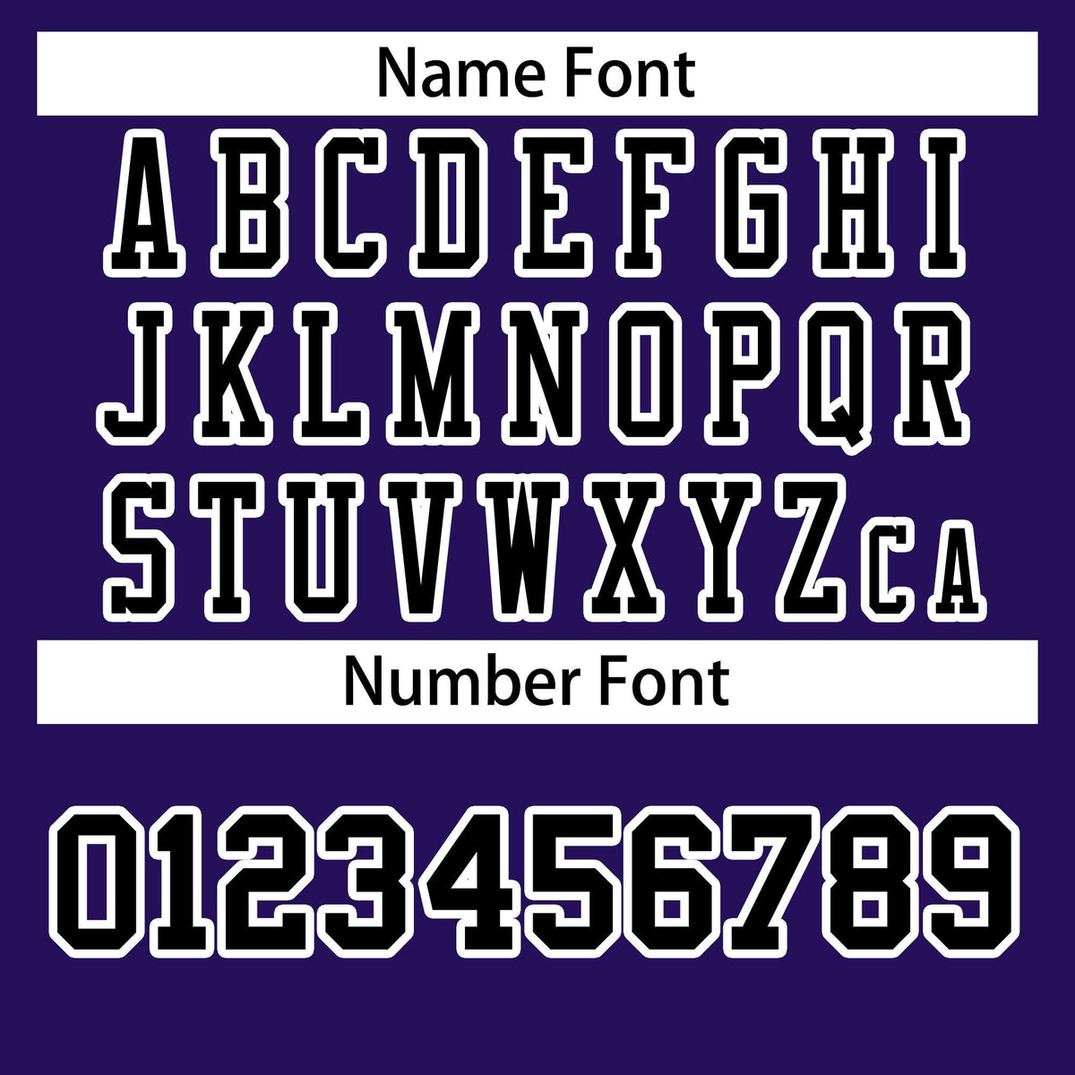 Custom Purple Black-White Classic Style Authentic Football Jersey