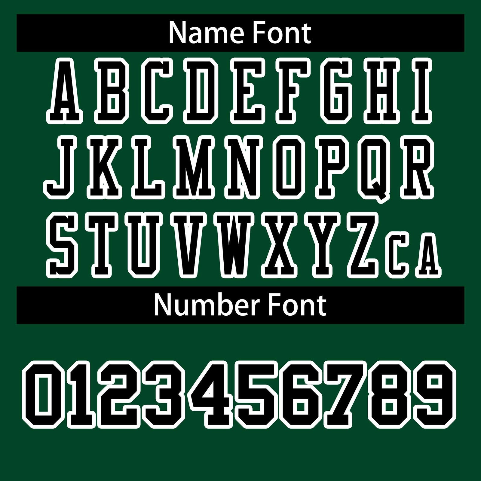 Custom Green Black-White Classic Style Authentic Football Jersey