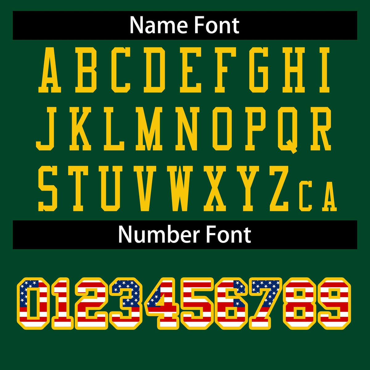 Custom Green Gold-Red Classic Style Authentic Football Jersey