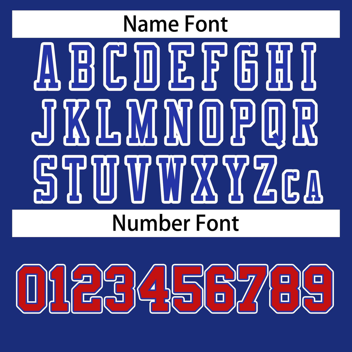 Custom Royal Royal-White Classic Style Authentic Football Jersey