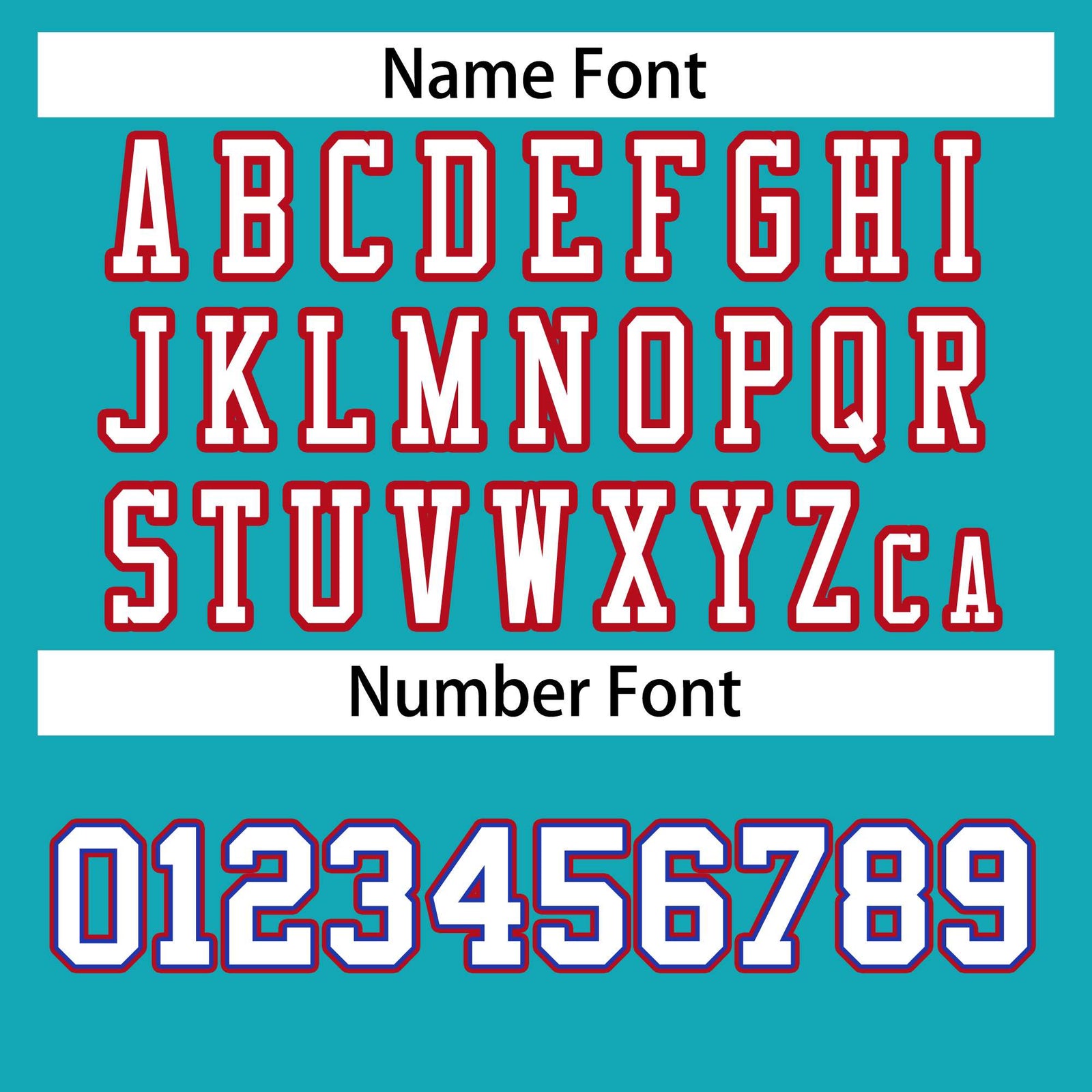 Custom Aqua White-Red Classic Style Authentic Football Jersey