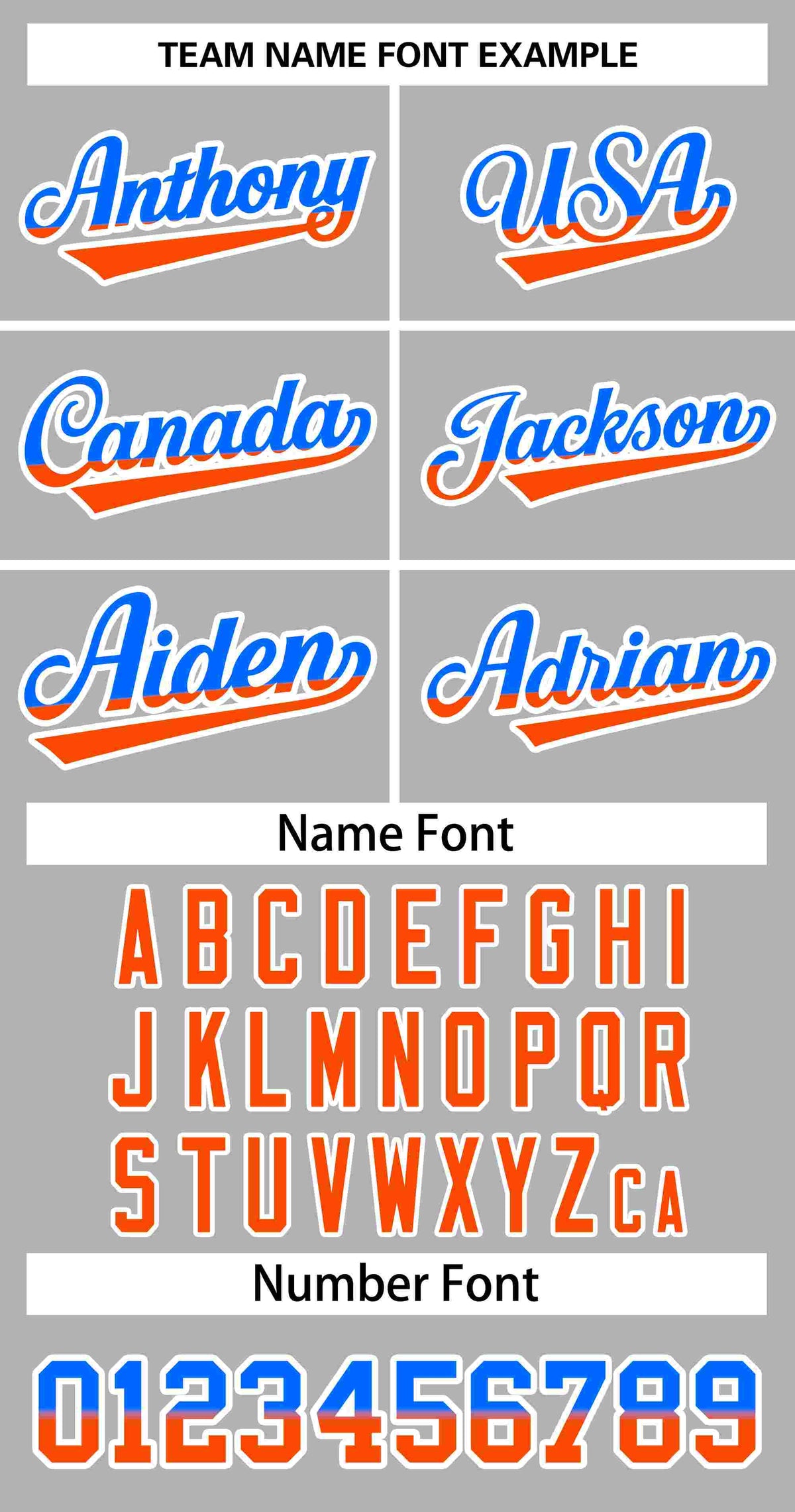 Custom Gray Royal Orange-White Stripe Font Gradient Fashion Authentic Baseball Jersey