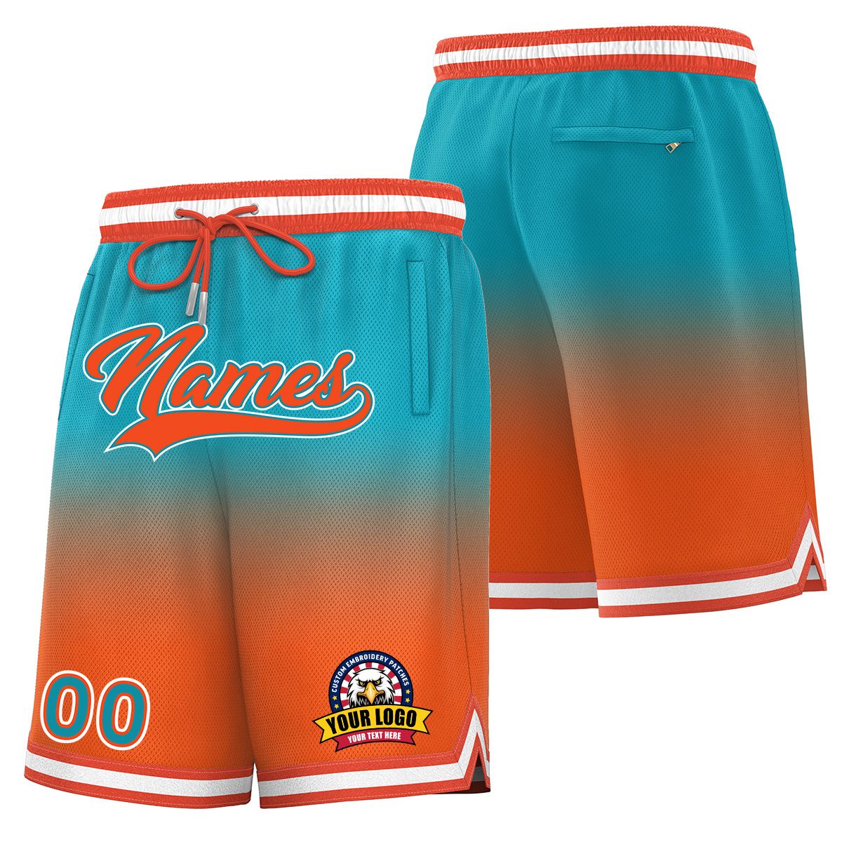 Merab Custom Shorst Shorts Aqua - KXKSHOP