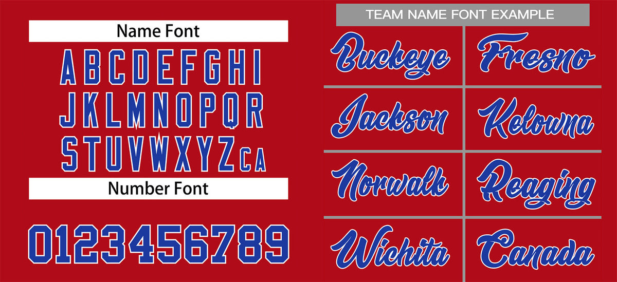 Custom Red Royal-White Classic Style Authentic Baseball Jersey